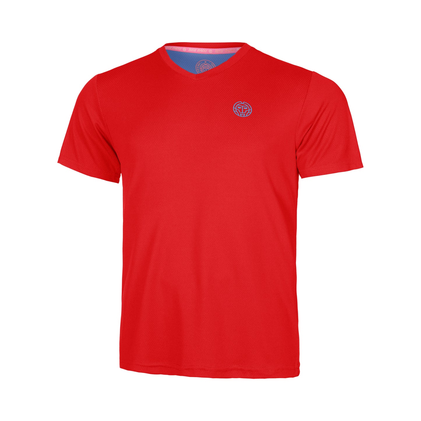 BIDI BADU Crew Inside Out V-Neck T-shirt Garçons - rouge, bleu