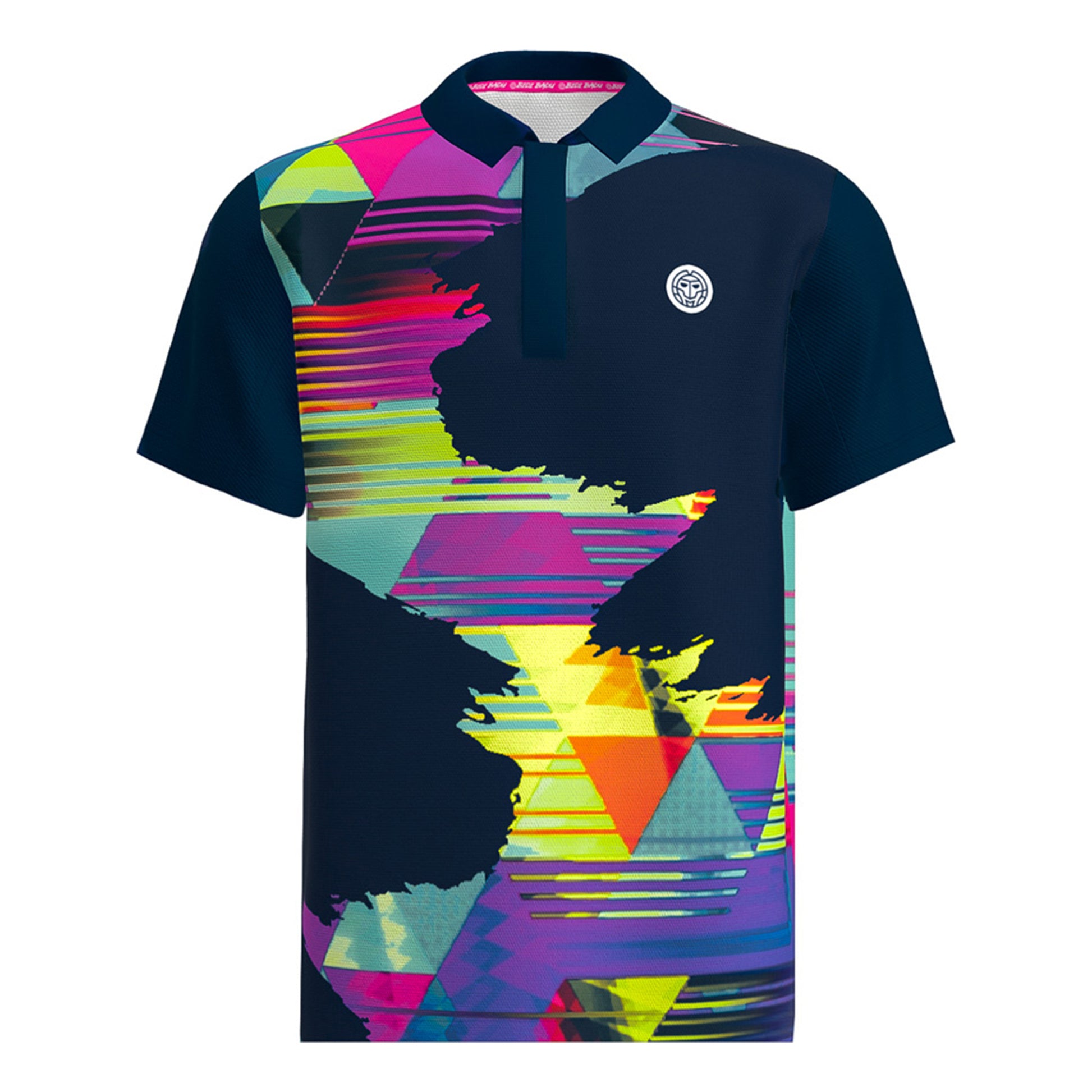 BIDI BADU Kaleido Polo Hommes-Multicouleur