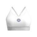 Crew Low Support Strappy Soutien-gorge Sport Femmes-Blanc