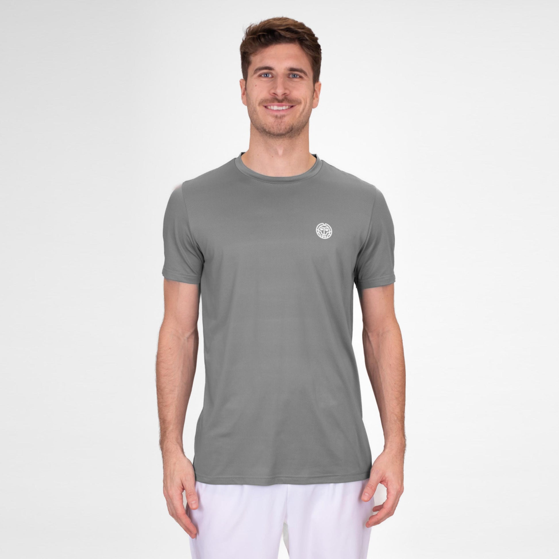 BIDI BADU Crew T-shirt Hommes-Gris