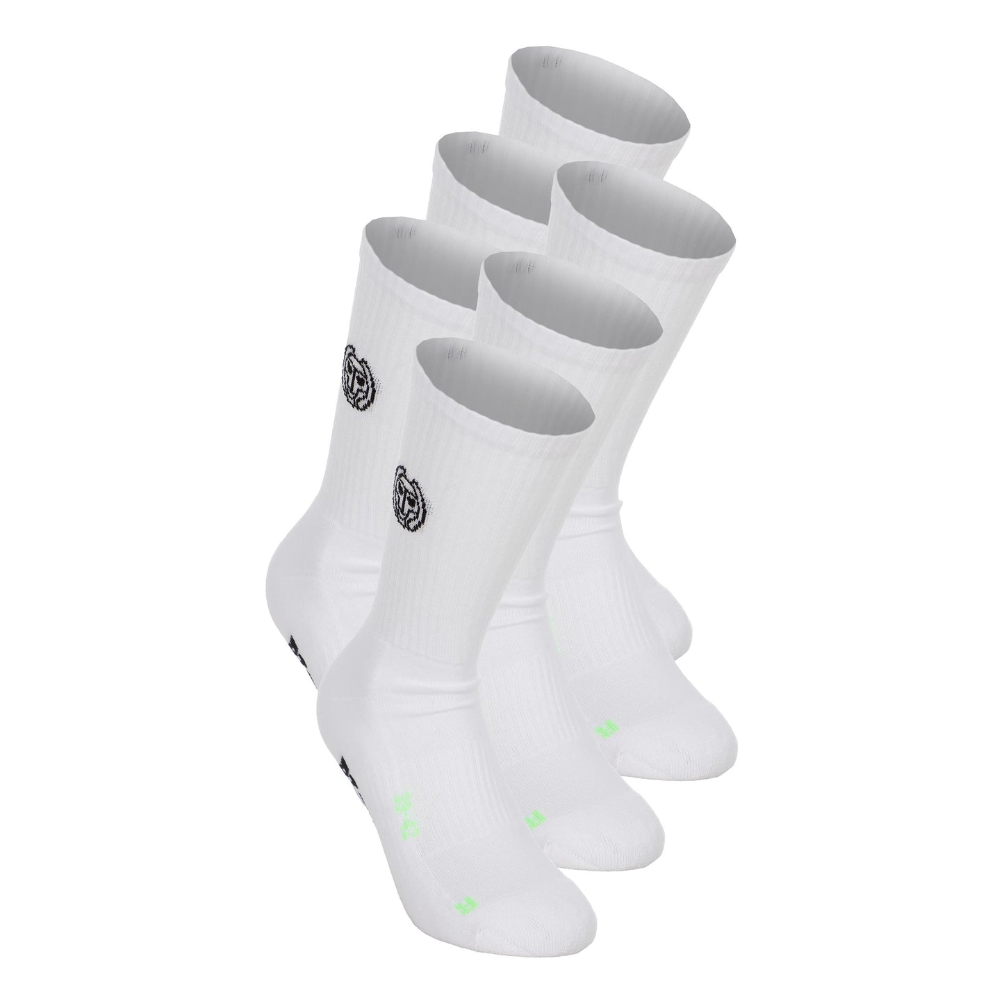 BIDI BADU Matayo Crew Tech Chaussettes De Tennis-Blanc