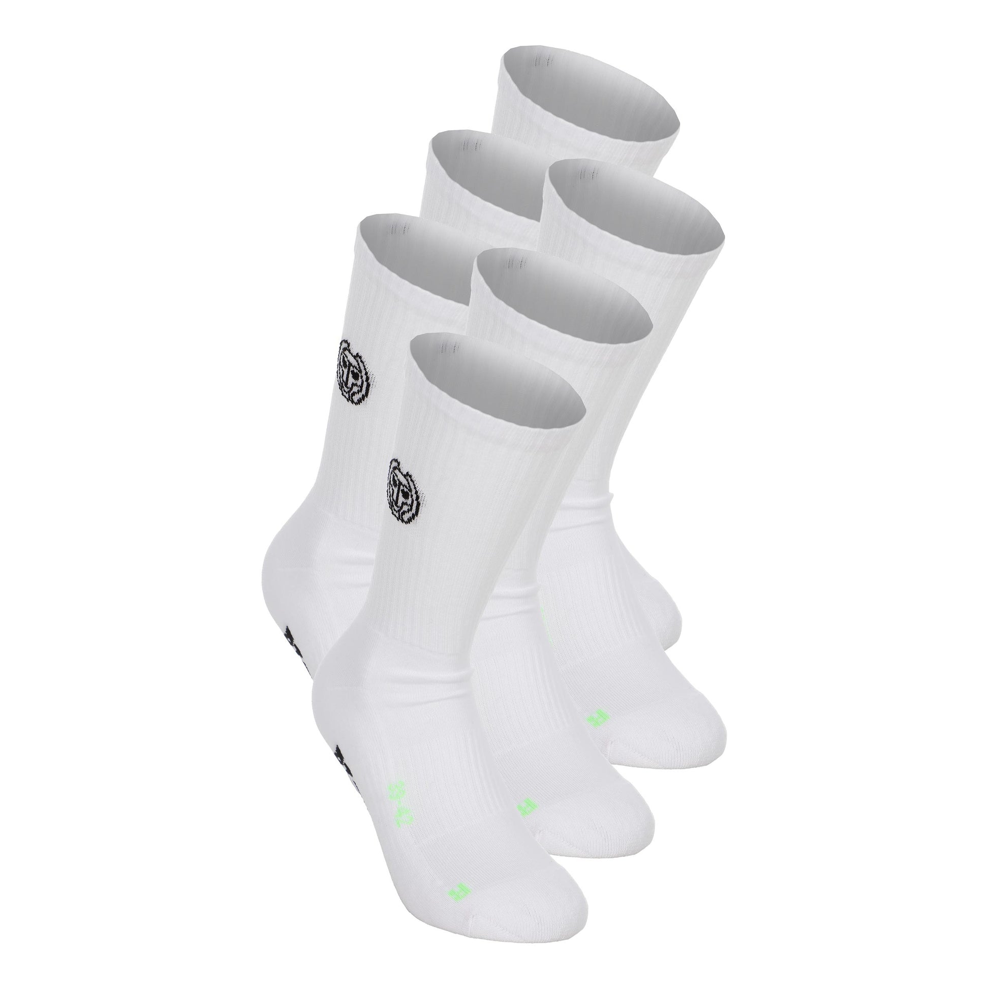 BIDI BADU Matayo Crew Tech Chaussettes De Tennis-Blanc