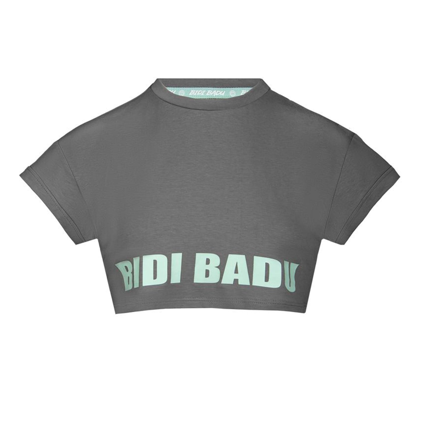 BIDI BADU Abdominis Crop Move T-shirt Femmes-Gris