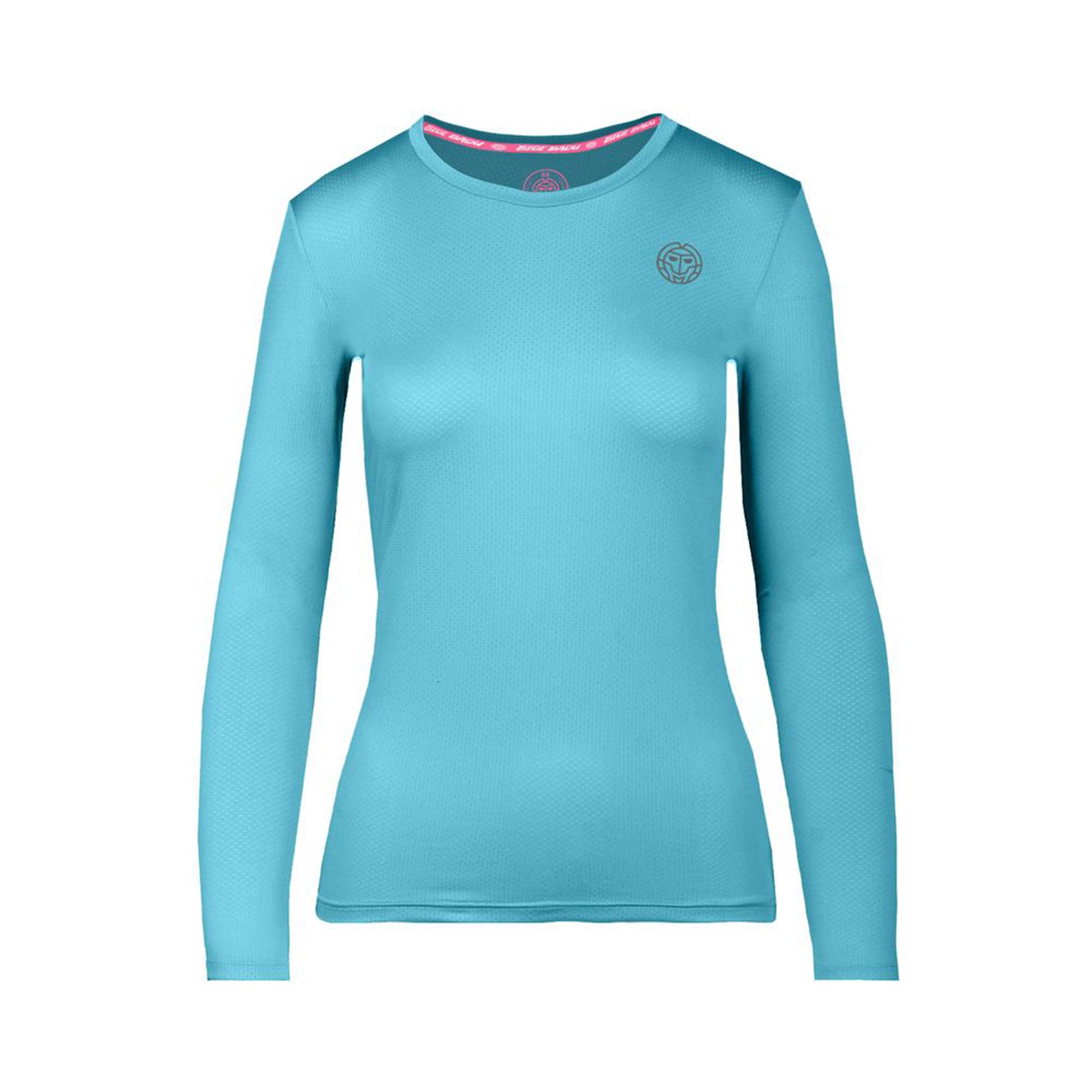 BIDI BADU Mina Tech Roundneck Haut manches longues Filles - bleu clair,