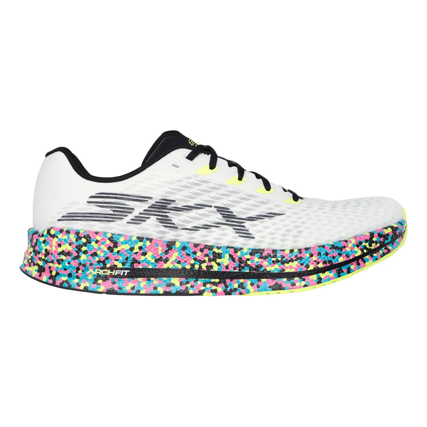 Skechers Go Run Razor 5 Chaussure De Running Sans Stabilisateurs Hommes-Blanc,Multicouleur