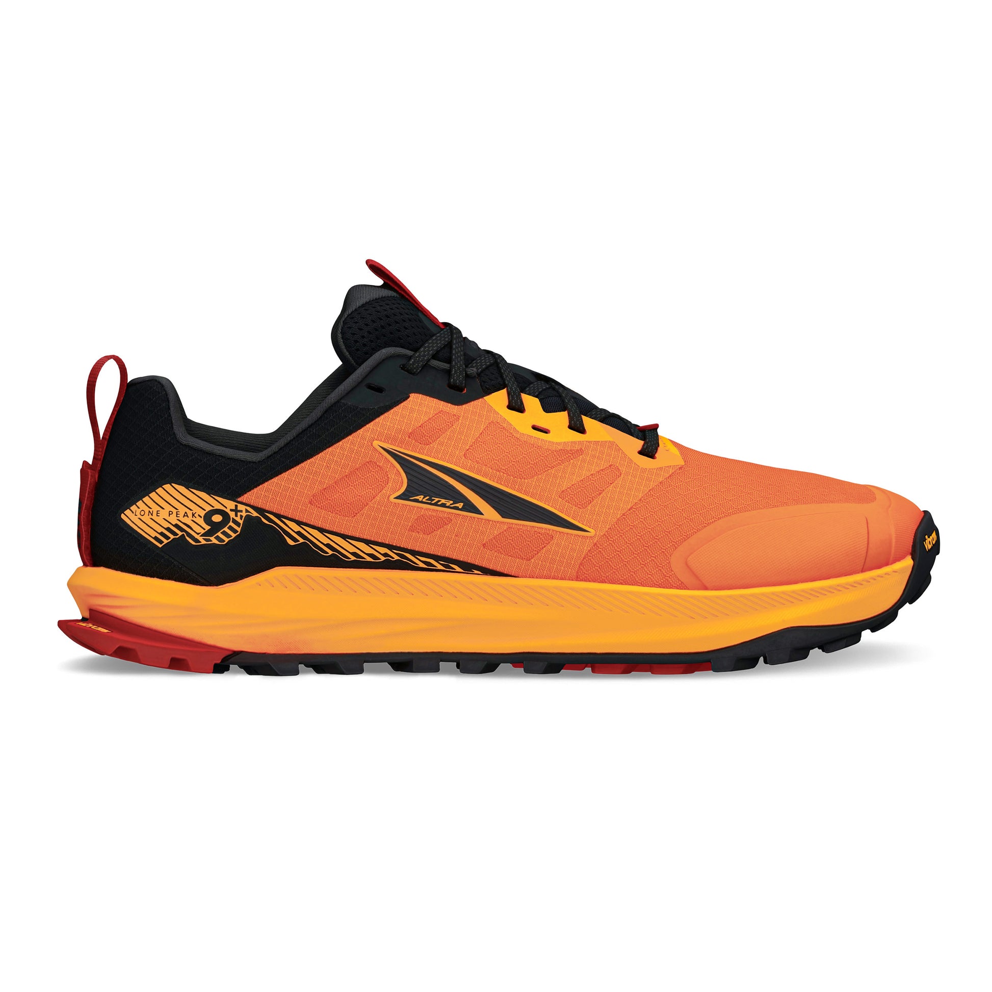 Altra Lone Peak 9+ Chaussure trail Hommes - orange, noir