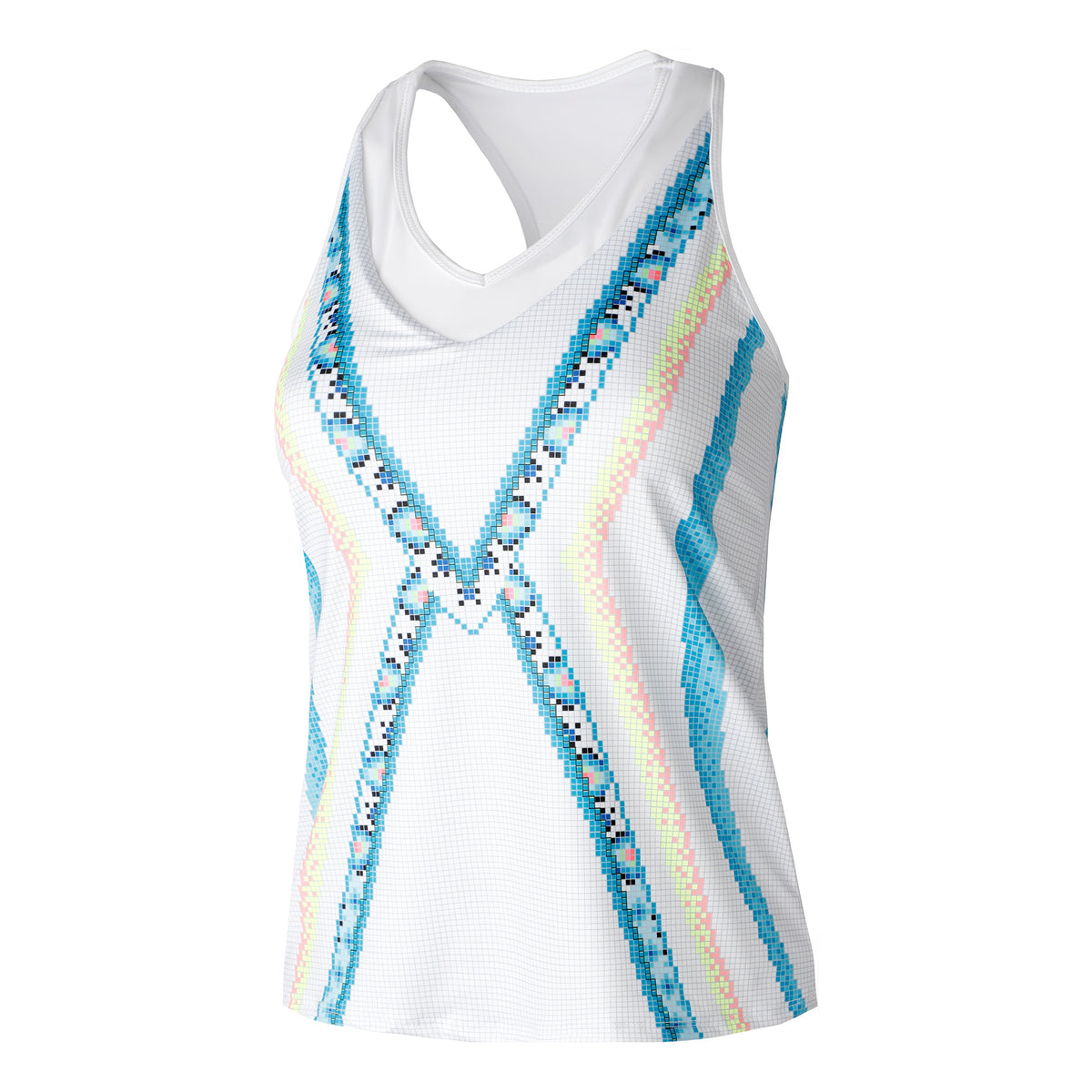 Lucky in Love with Bra Débardeur tank top Femmes - blanc, multicouleur