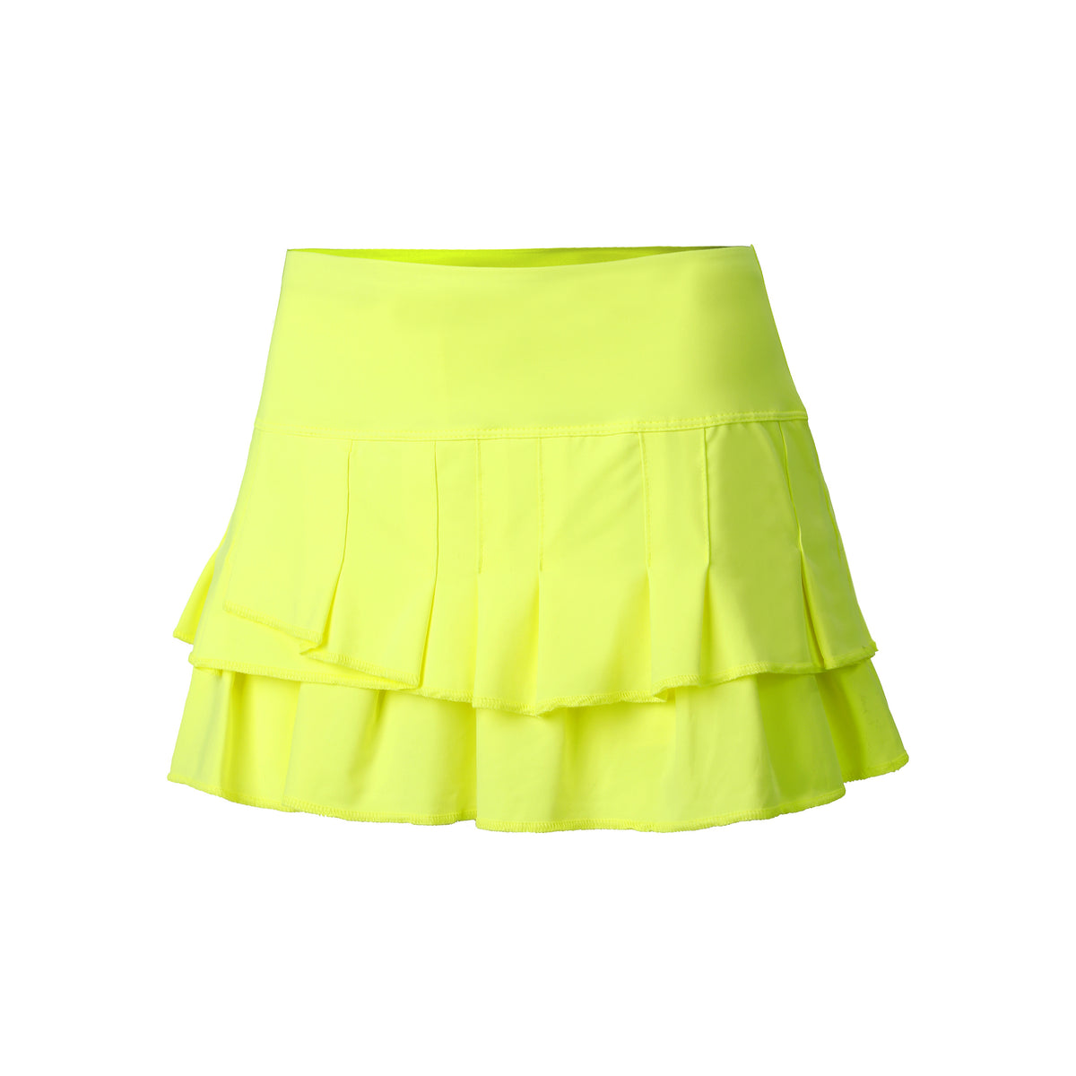 Lucky in Love Stitch Down Tier Jupe Femmes - jaunes fluo,