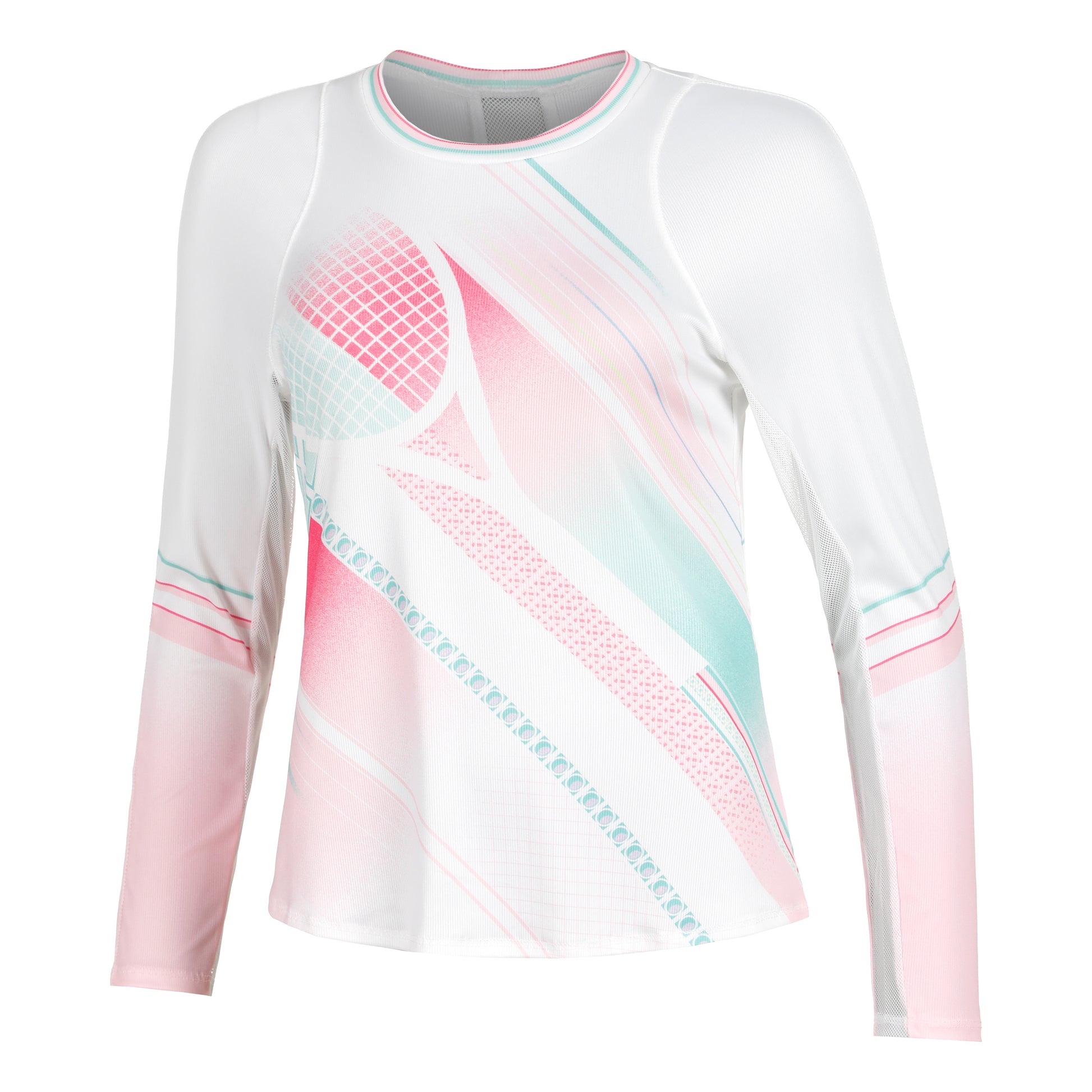 Lucky in Love Sun Beat Haut manches longues Femmes - blanc, multicouleur
