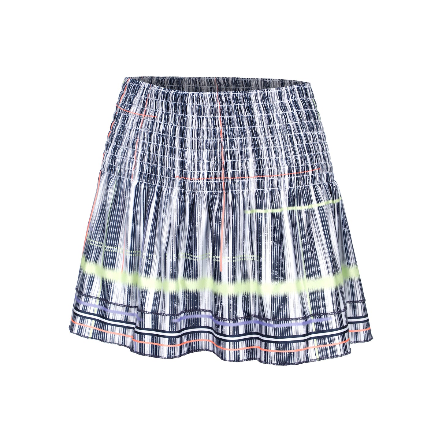 Lucky in Love Can't Find Me Love Long Hide Out Smocked Jupe Femmes - blanc, noir
