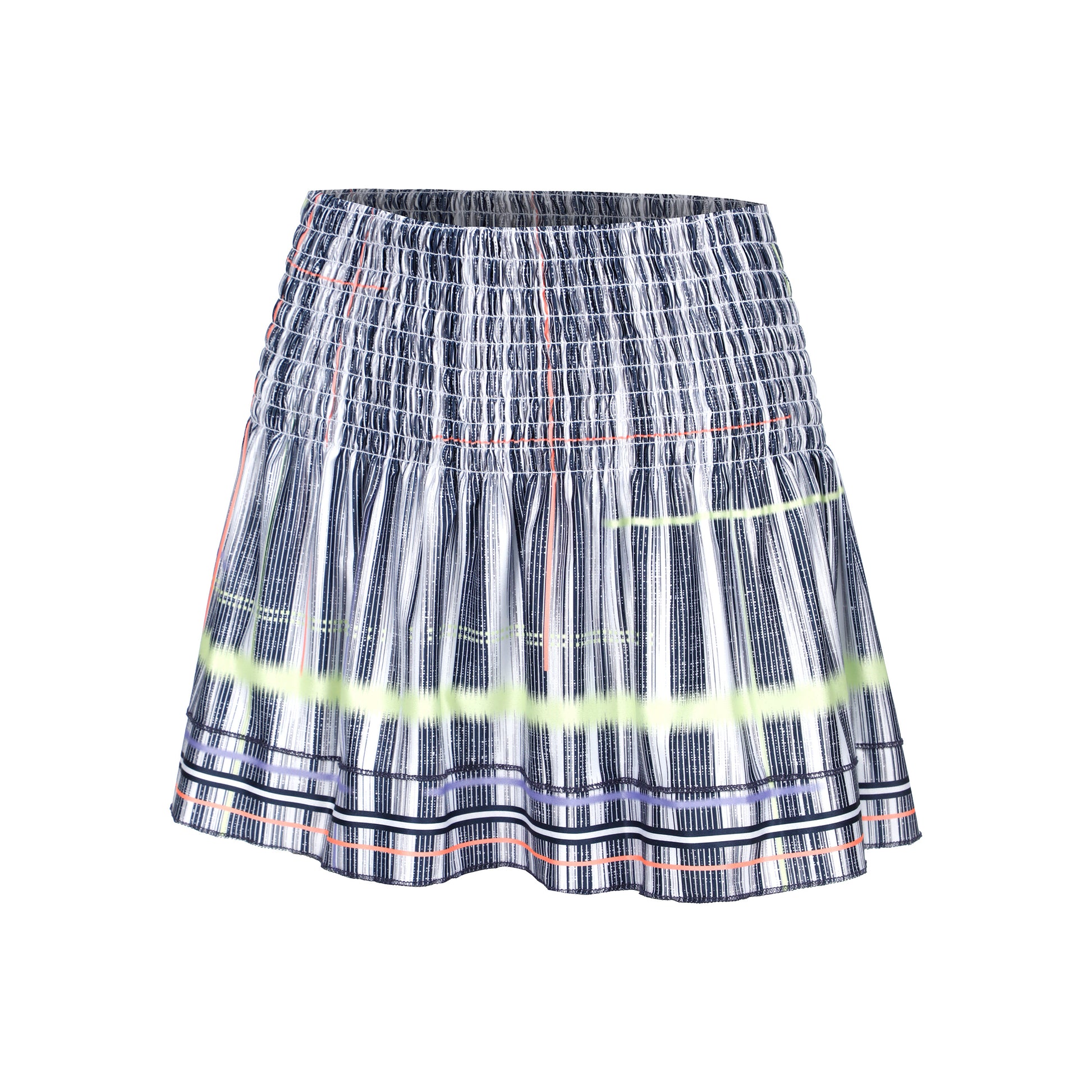 Lucky in Love Can't Find Me Love Long Hide Out Smocked Jupe Femmes - blanc, noir