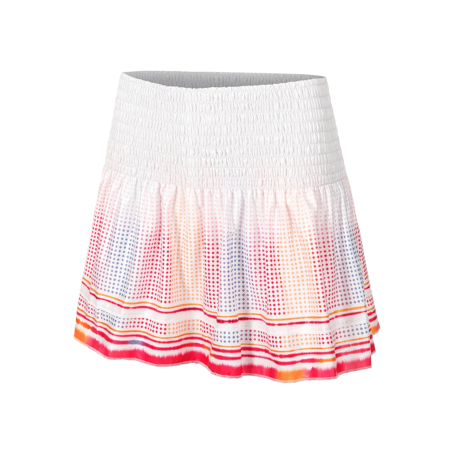 Lucky in Love Long Classic Stripe Jupe Femmes-Blanc,Pink