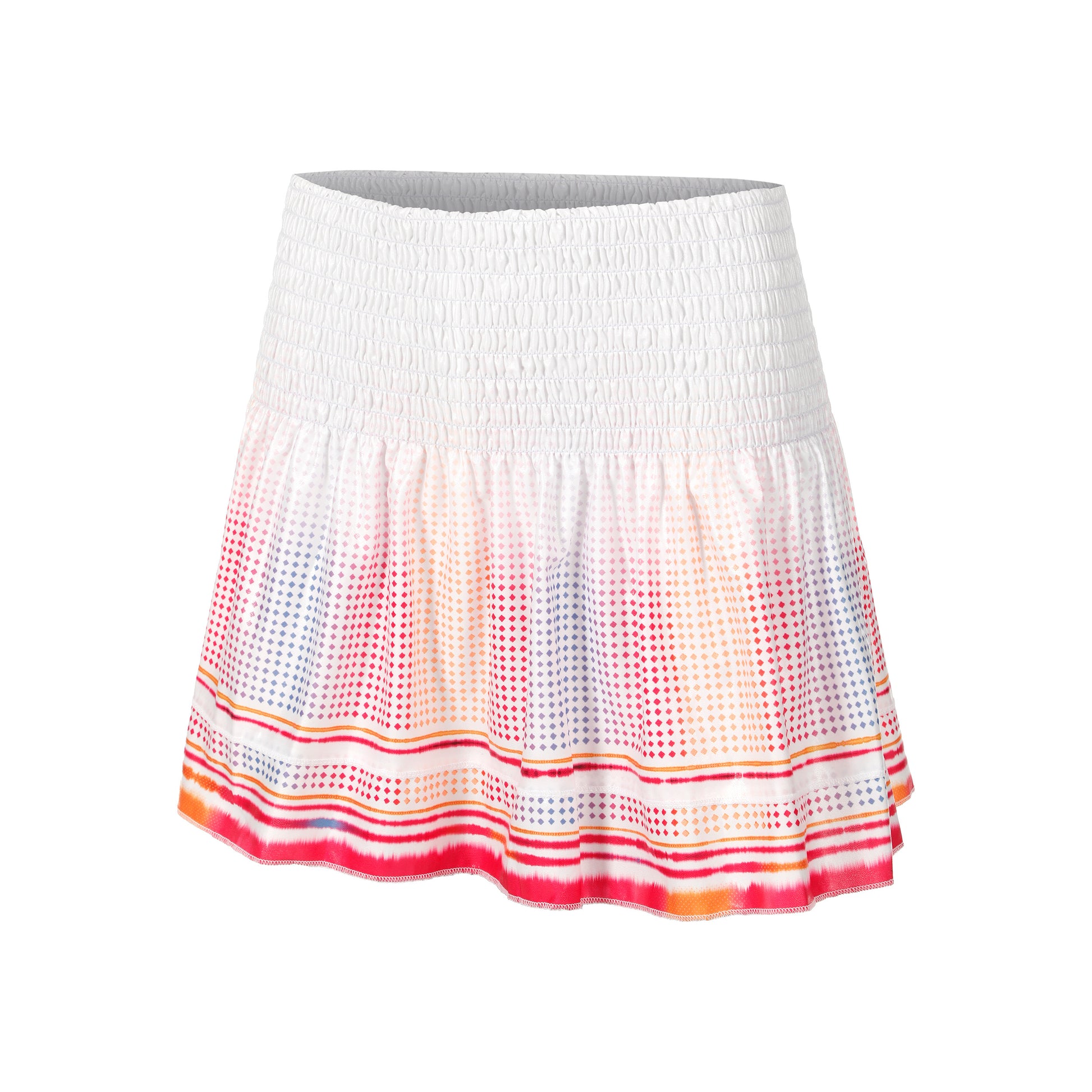 Lucky in Love Long Classic Stripe Jupe Femmes-Blanc,Pink