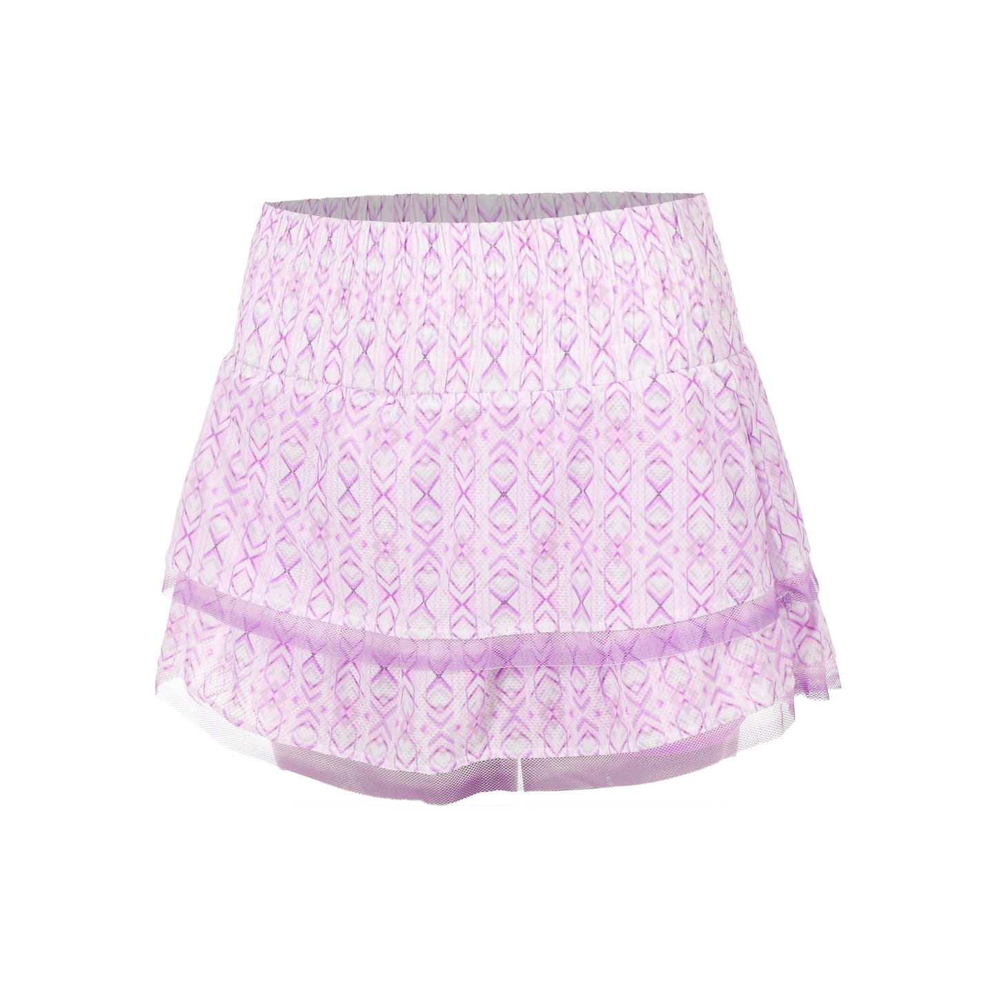 Lucky in Love High Waist Petal Haze Jupe Femmes-Blanc,Rosé