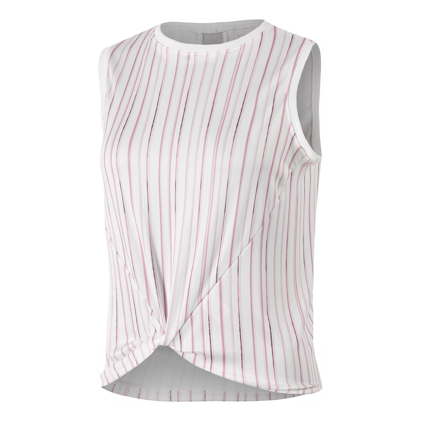 Lucky in Love Snake Rattle N'Roll Twist Front Débardeur tank top Femmes - blanc, rosé