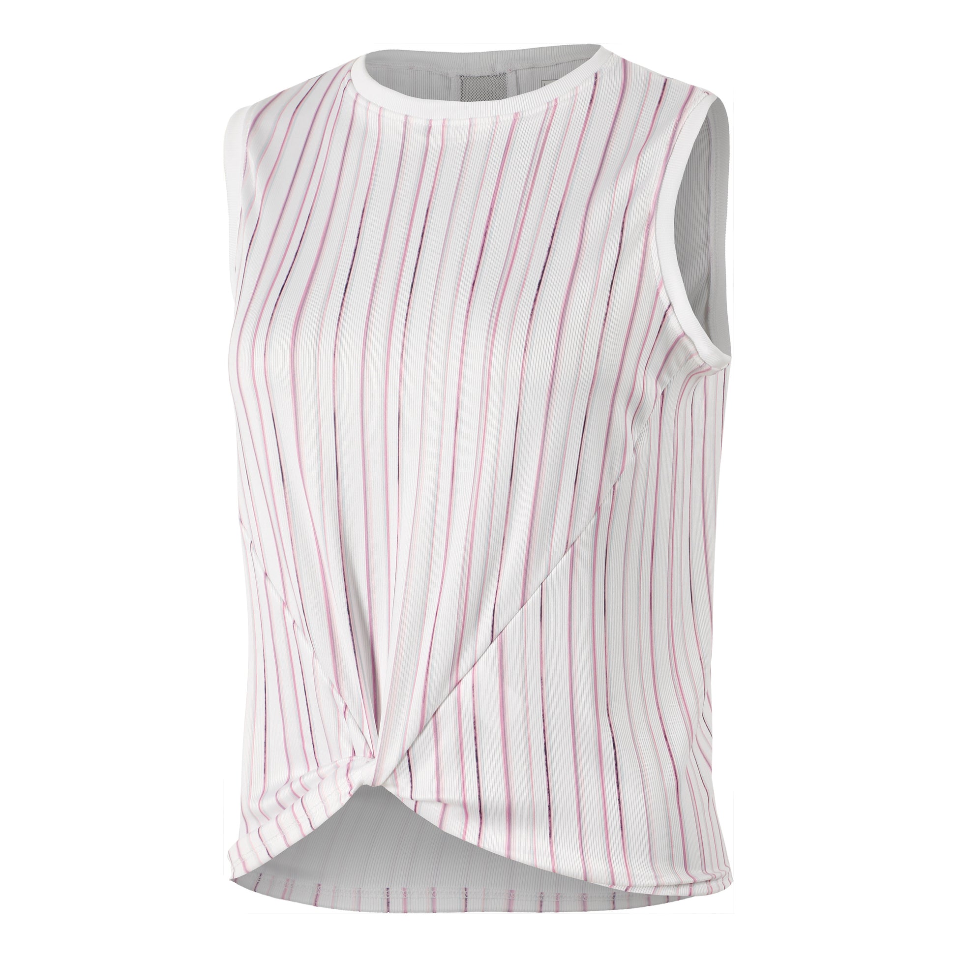 Lucky in Love Snake Rattle N'Roll Twist Front Débardeur tank top Femmes - blanc, rosé