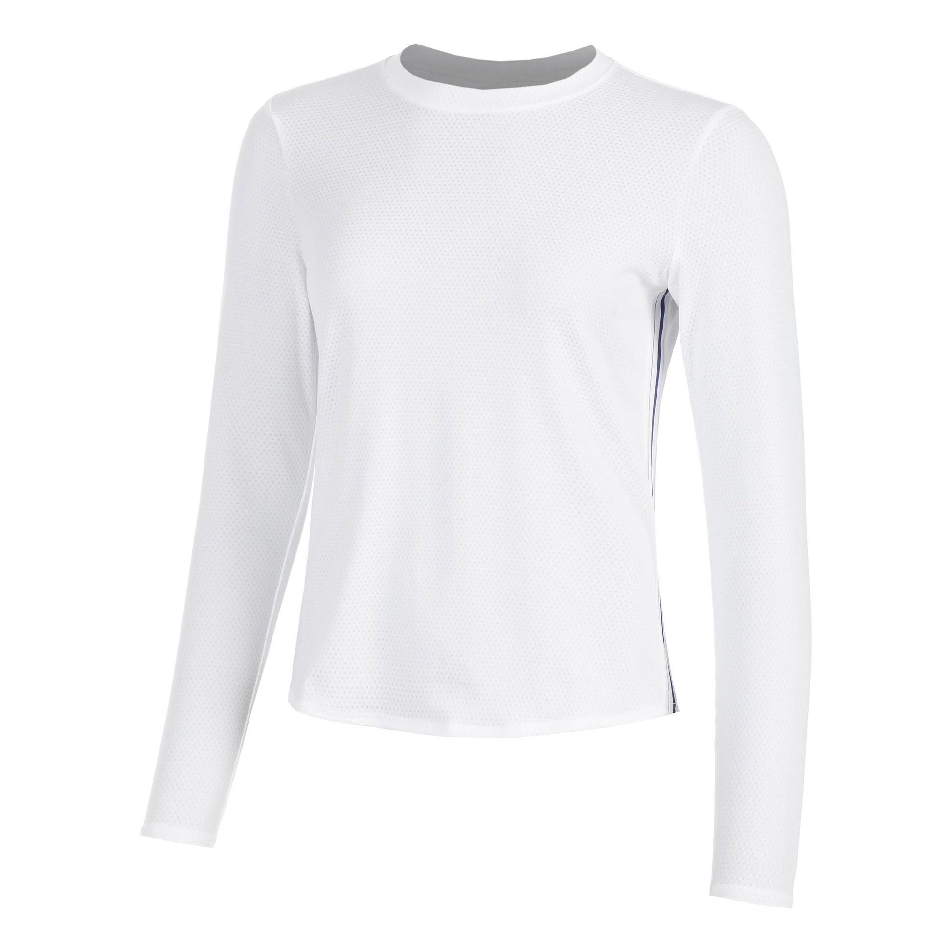 Lucky in Love Chic Streak Long Sleeve Haut Manches Longues Femmes-Blanc