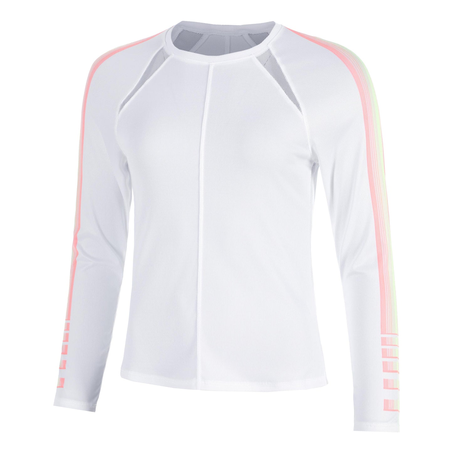Lucky in Love Sunset Spin Haut Manches Longues Femmes-Blanc,Orange