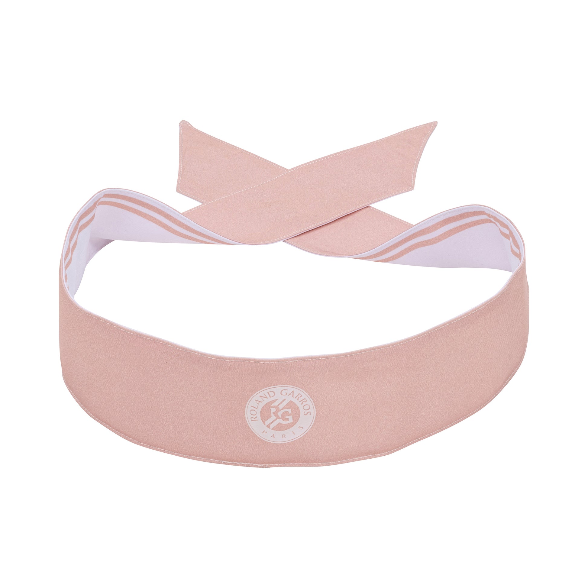 Roland Garros Performance Bandana Femmes-Rosé, Blanc