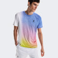 Court T-shirt Hommes - blanc, multicouleur