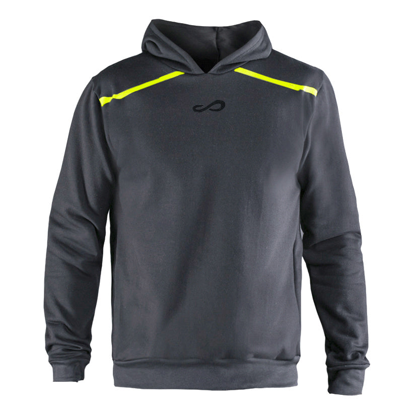 Endless Rush Sweat à capuche Hommes - gris foncé, jaunes fluo