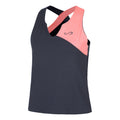 Bliss Débardeur tank top Femmes - gris foncé, corail