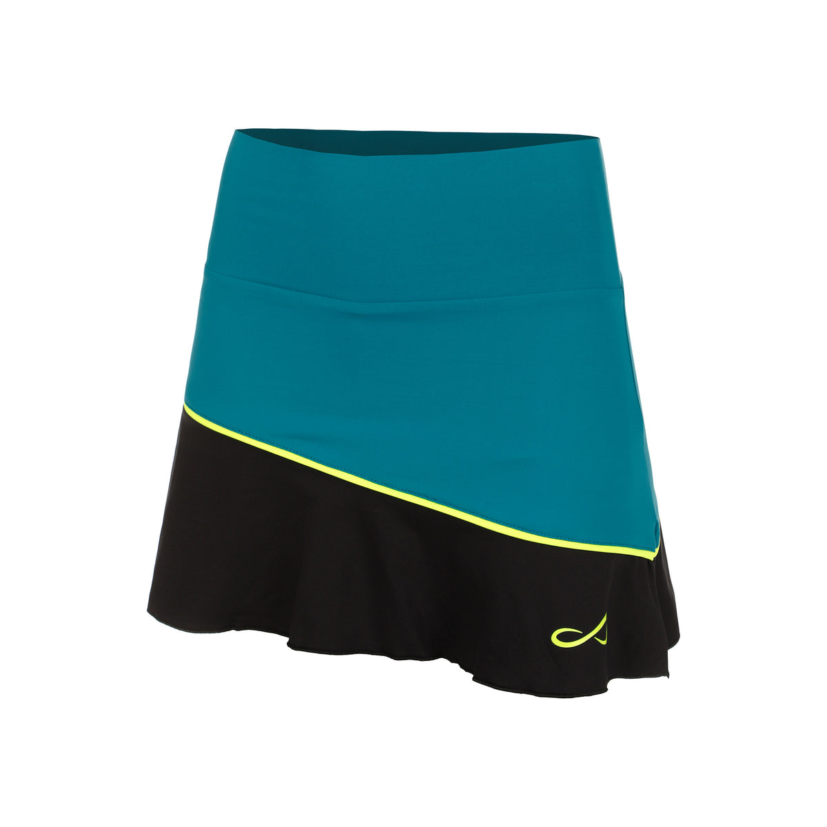 Endless Curve Jupe Femmes-Bleu Petrol