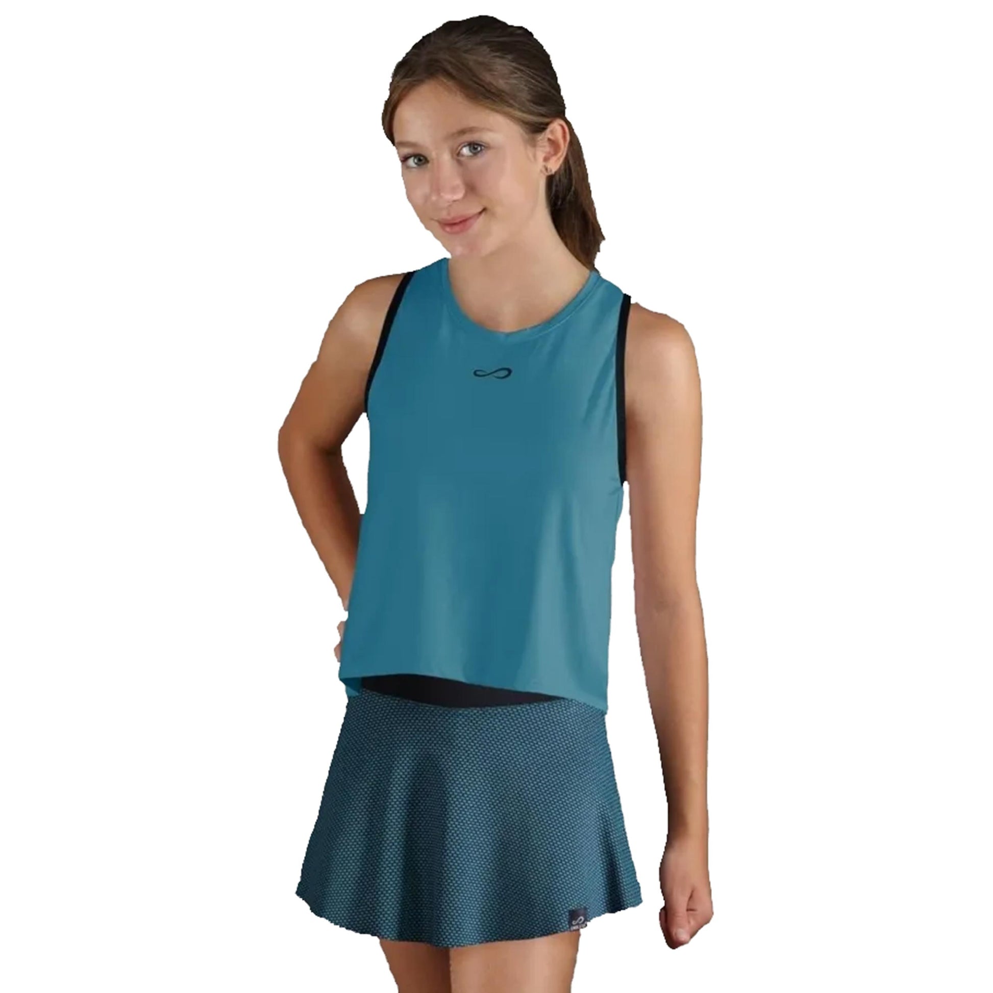 Endless Court Débardeur tank top Filles - bleu petrol,