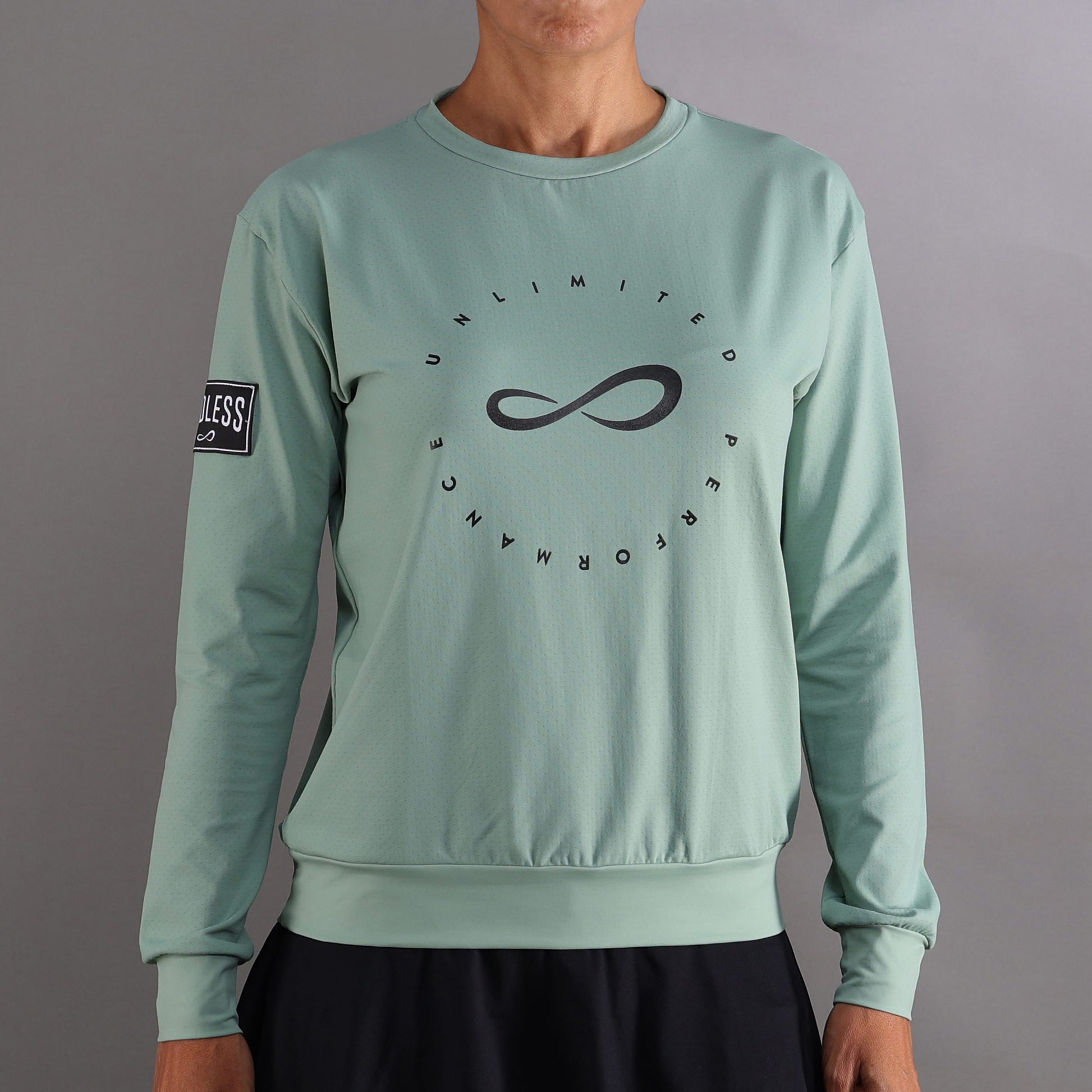 Endless Inner Tech Sweat-shirt Femmes-Vert,Bleu Foncé
