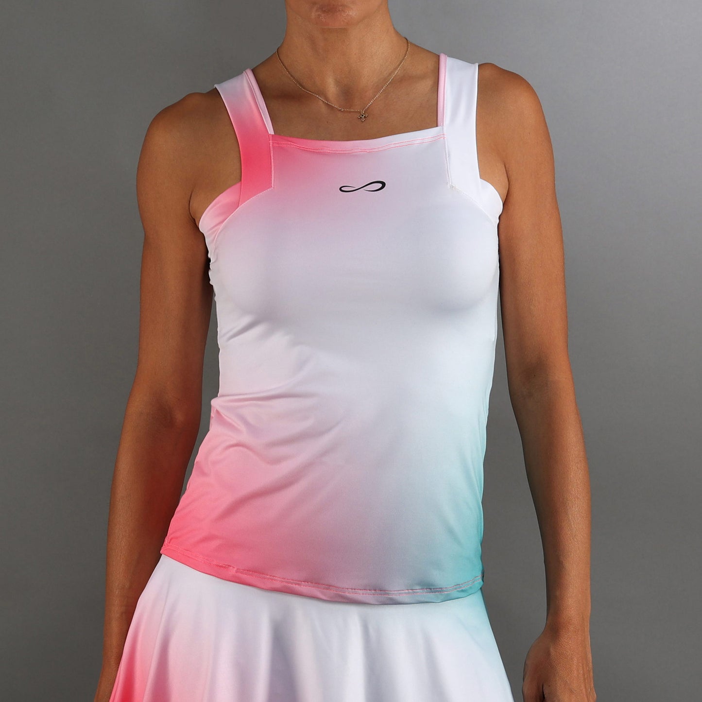 Endless Breeze Débardeur Tank Top Femmes-Pink Fluo,Blanc