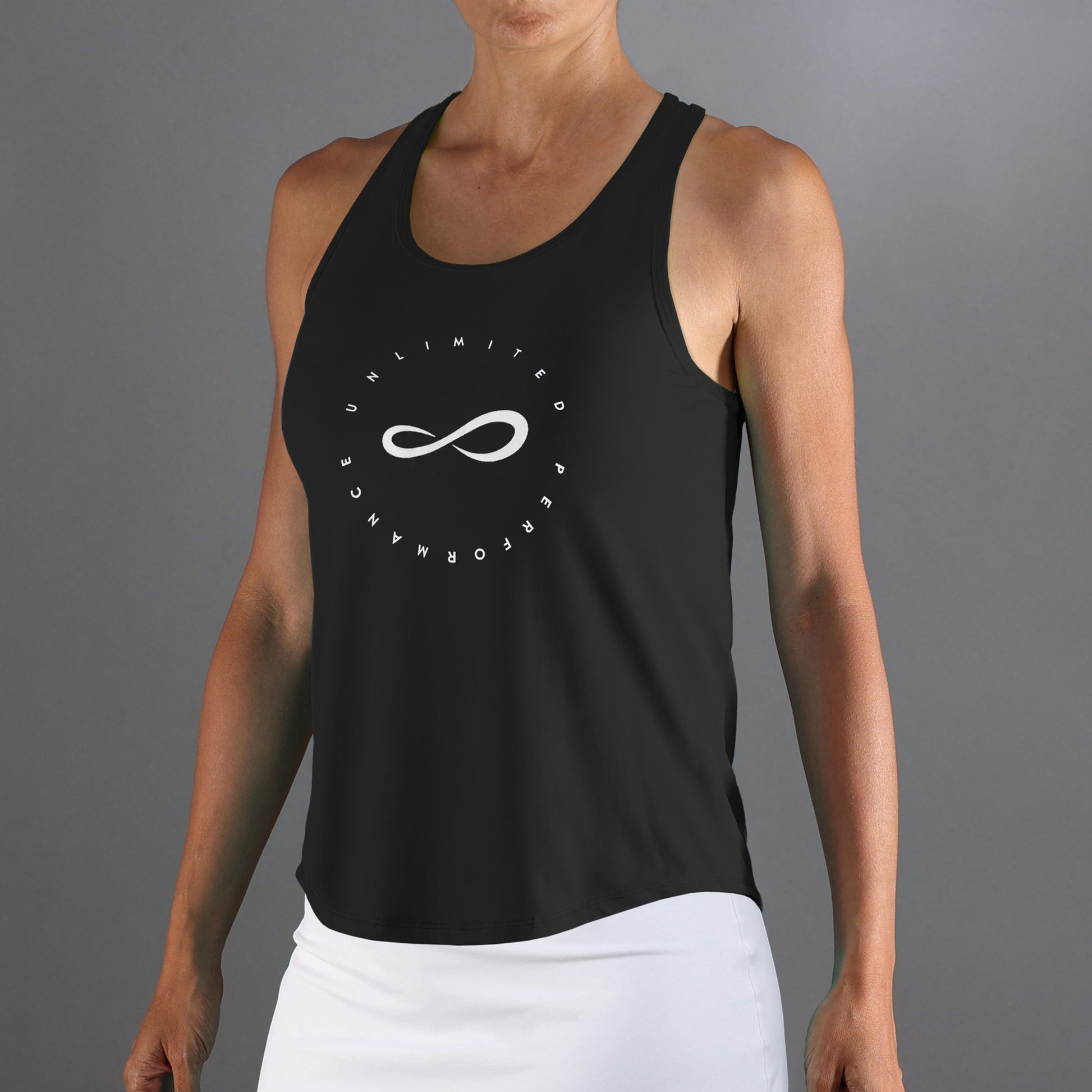 Endless Cercle Débardeur Tank Top Femmes-Noir