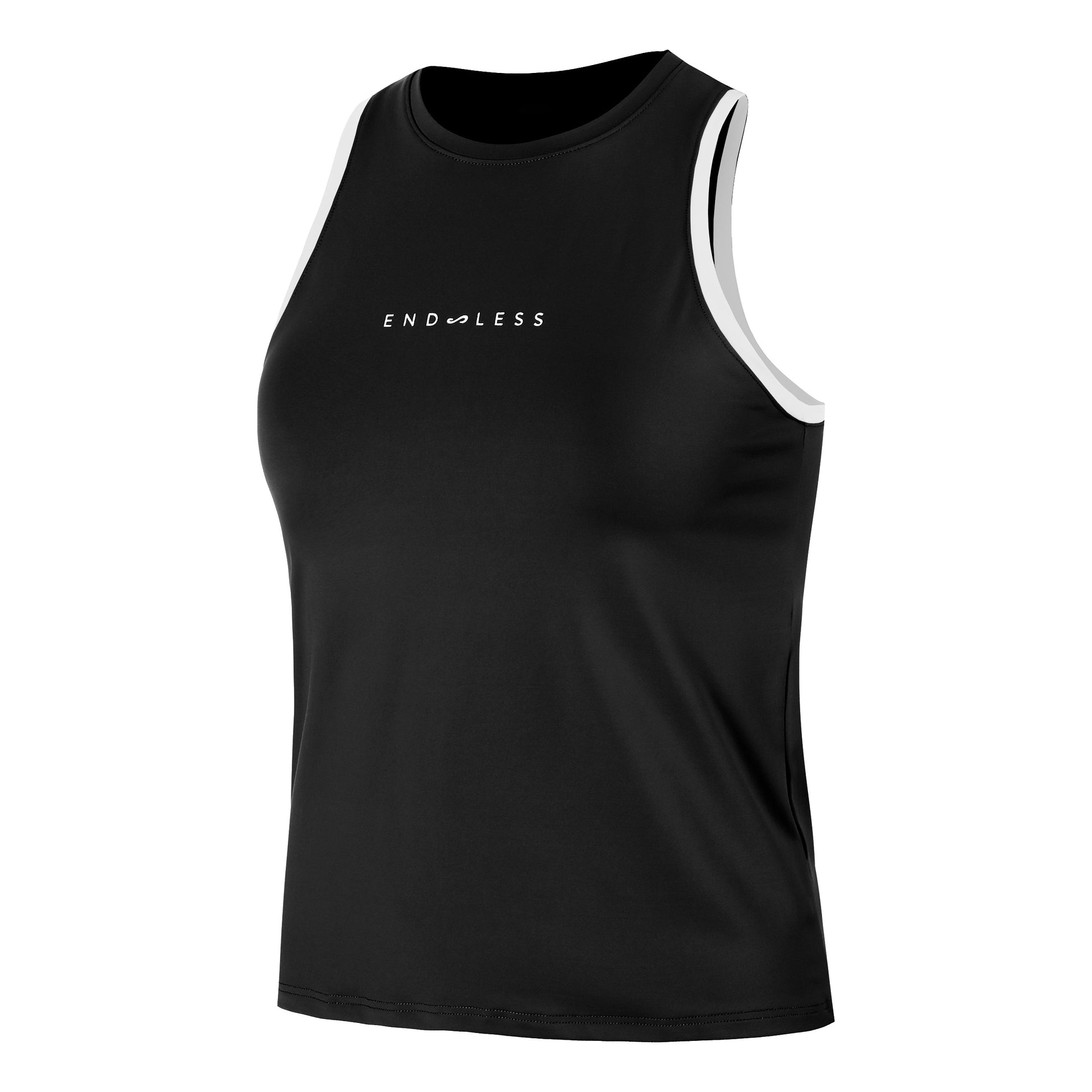 Endless Essential Débardeur Tank Top Femmes-Noir