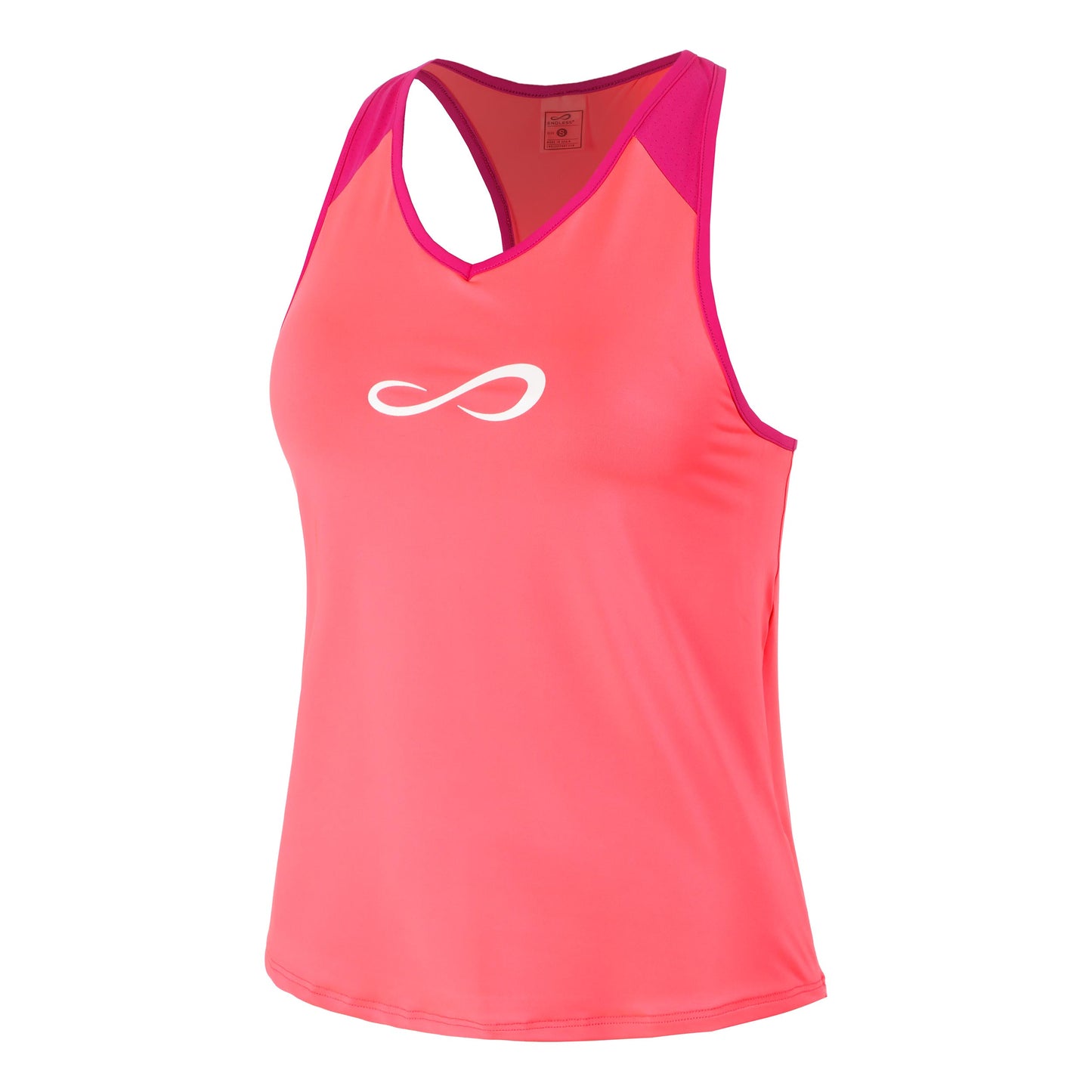 Endless Speed V Débardeur Tank Top Femmes-Corail