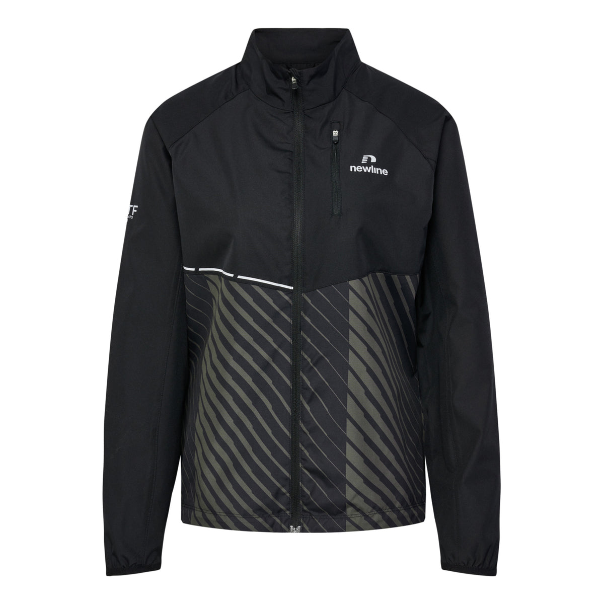 Newline Pace Veste running Femmes - noir, beige