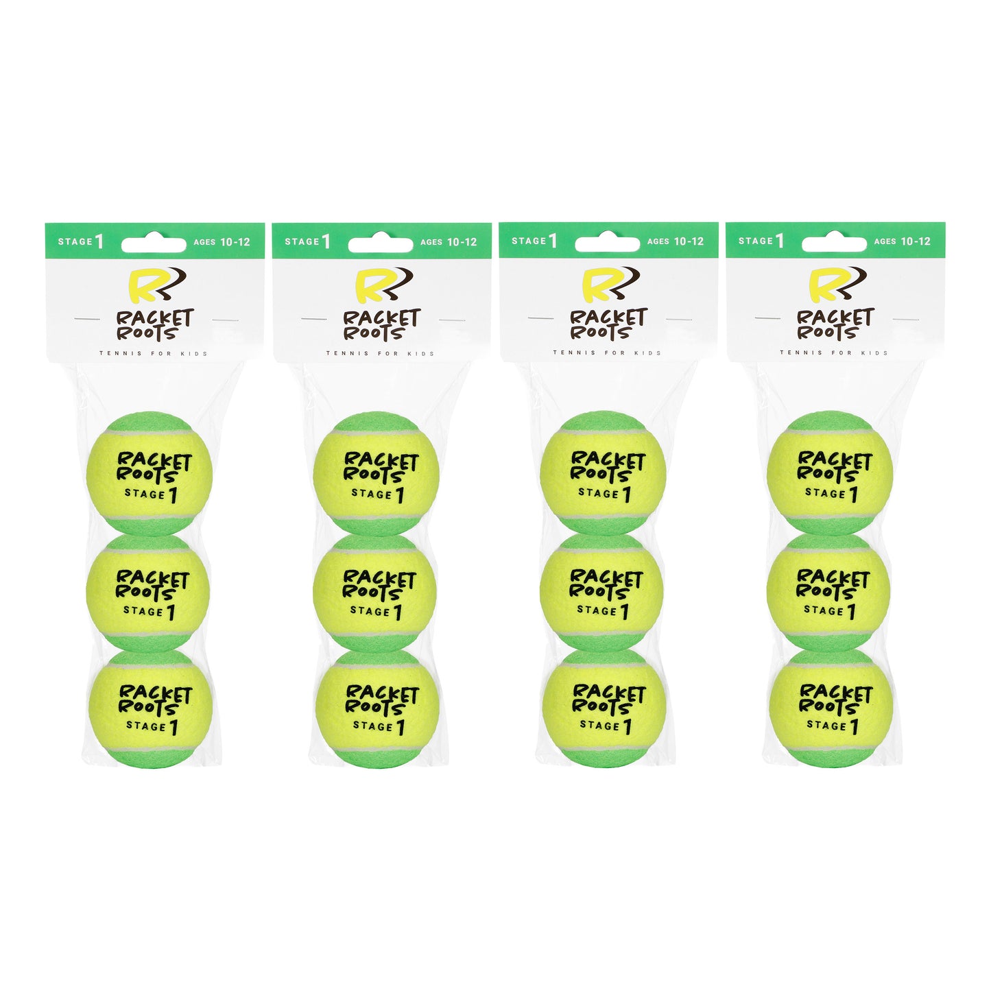 Racket Roots Sac de 3 balles RR Stage 1