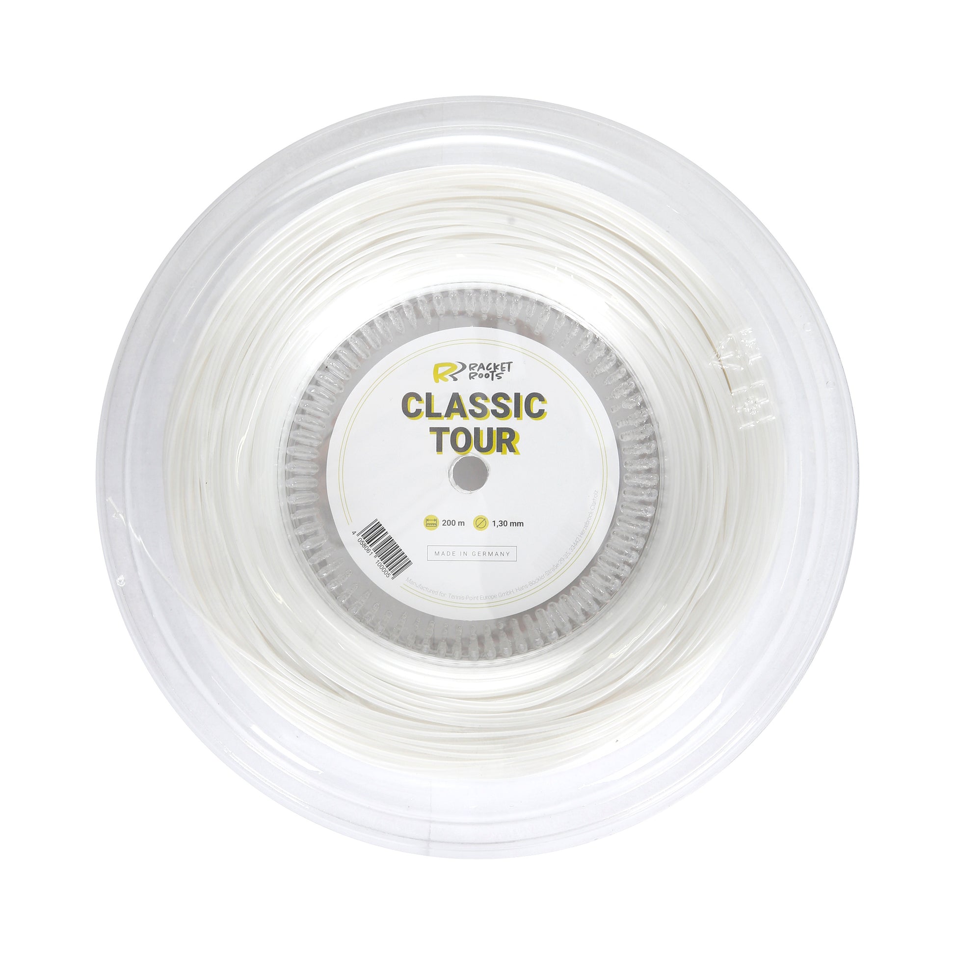 Racket Roots RR Classic Tour Bobine Cordage 200m-Blanc