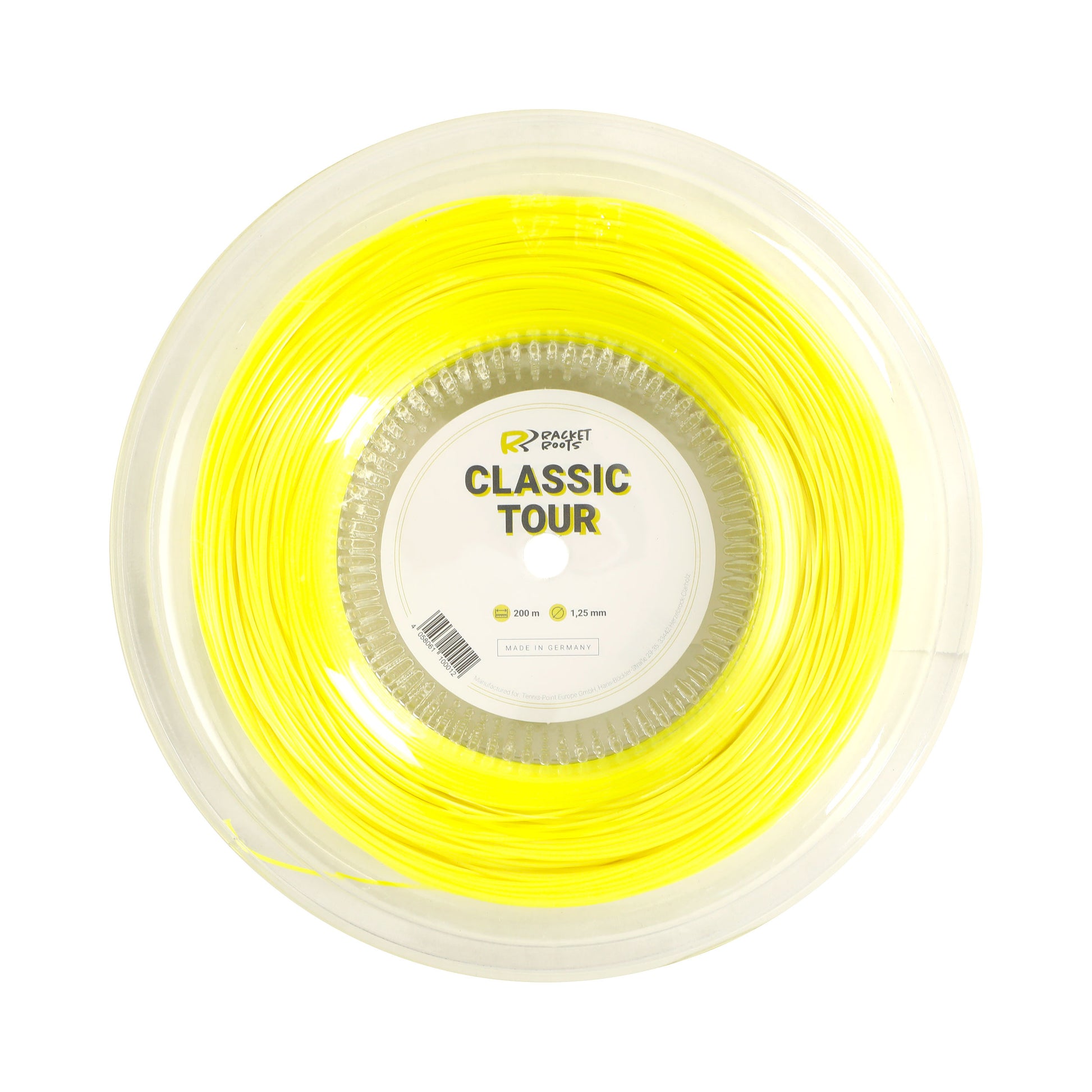 Racket Roots RR Classic Tour Bobine Cordage 200m-Jaunes Fluo
