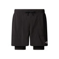 Sunriser 2in1 6in Short De Running Hommes-Noir