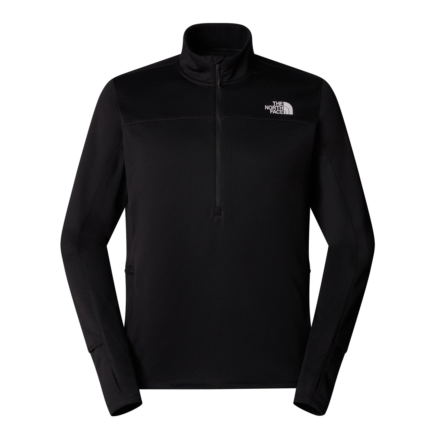 The North Face Winter Warm Pro 1/4 Zip Maillot De Course Hommes-Noir