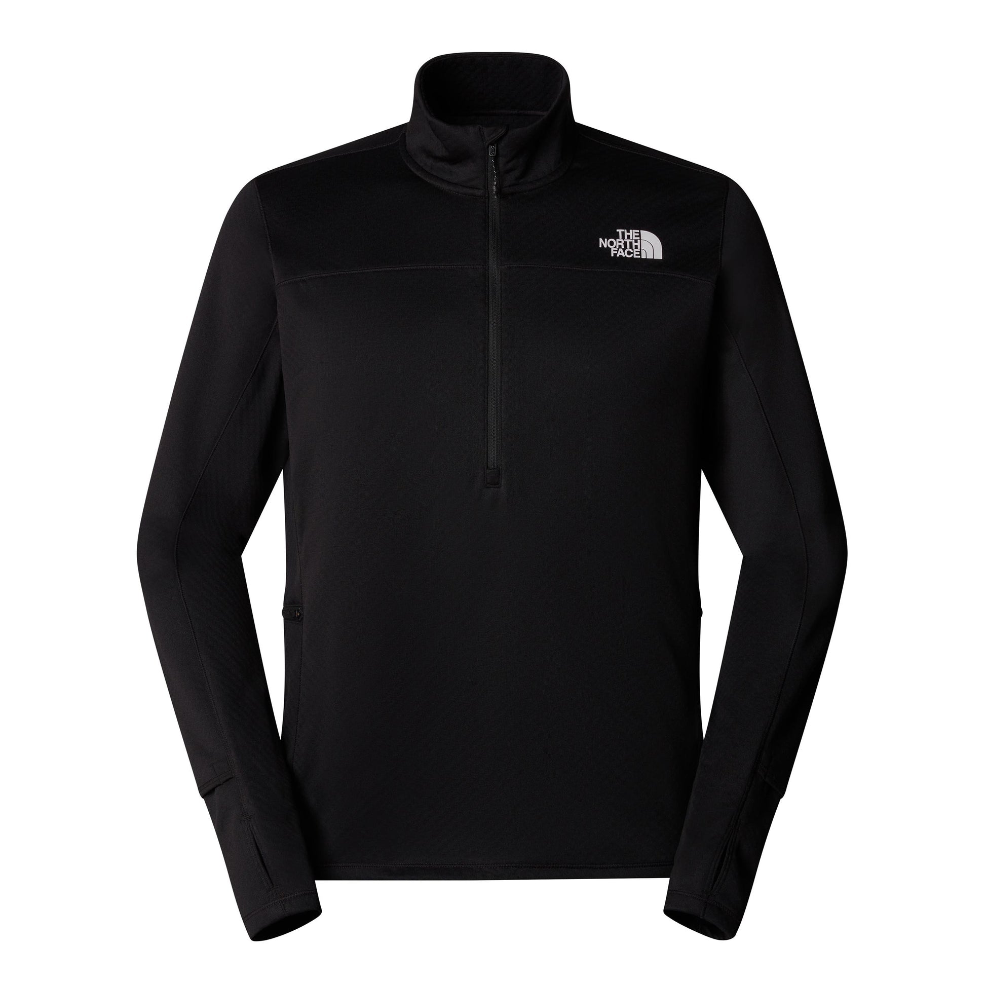 The North Face Winter Warm Pro 1/4 Zip Maillot De Course Hommes-Noir