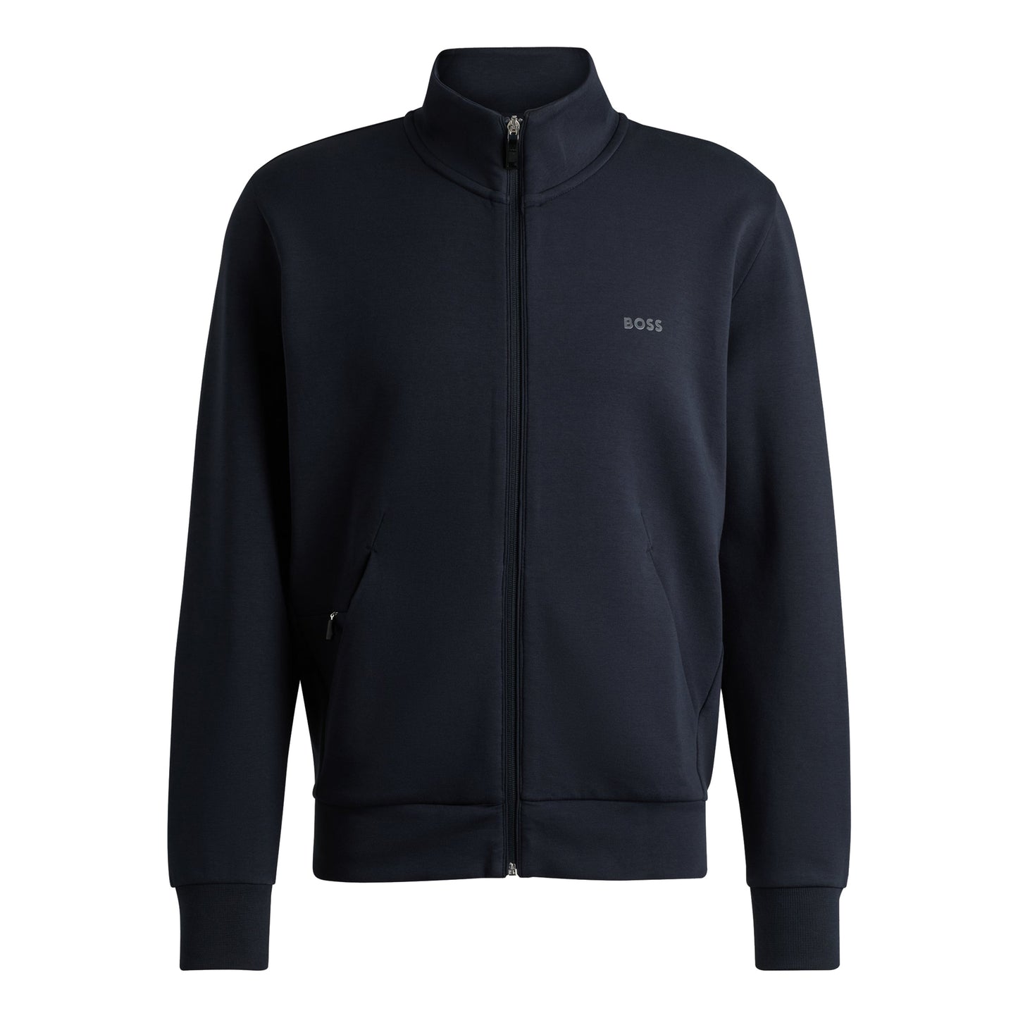 BOSS Skaz Gilet En Coton Hommes-Bleu Foncé