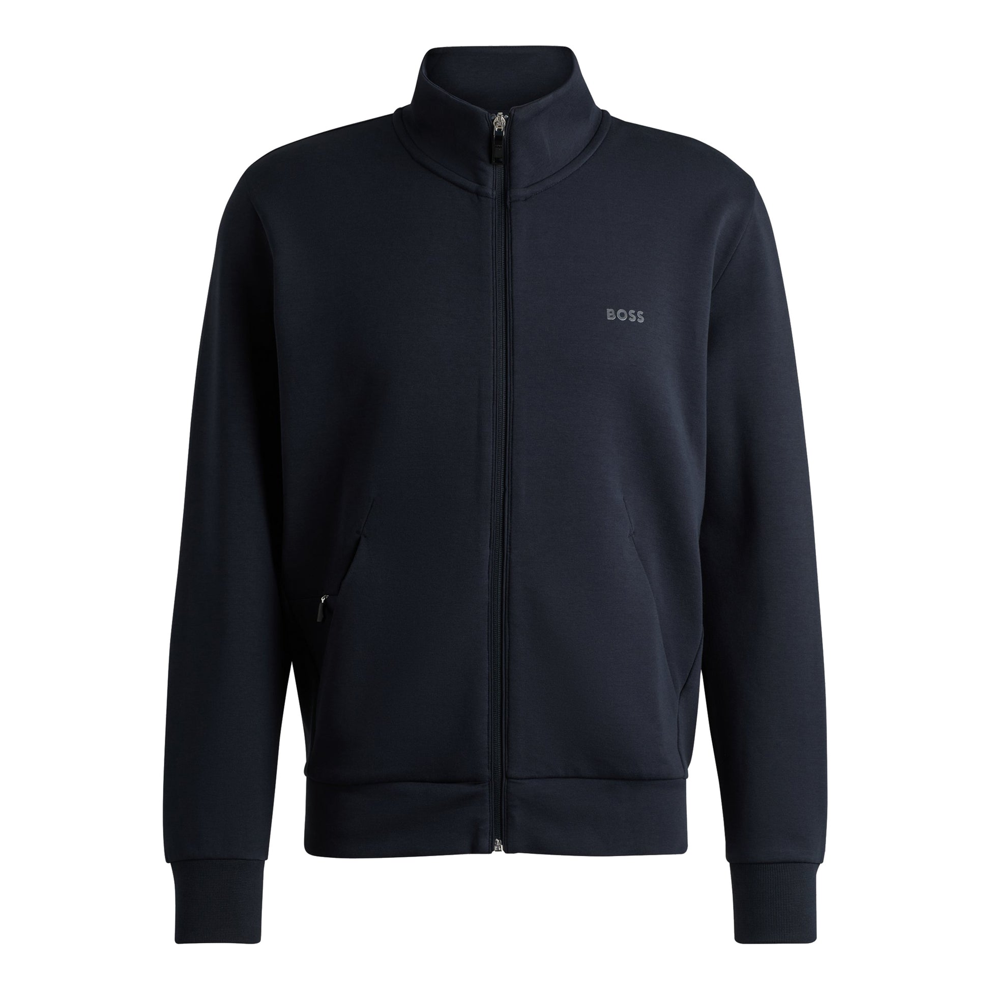 BOSS Skaz Gilet En Coton Hommes-Bleu Foncé