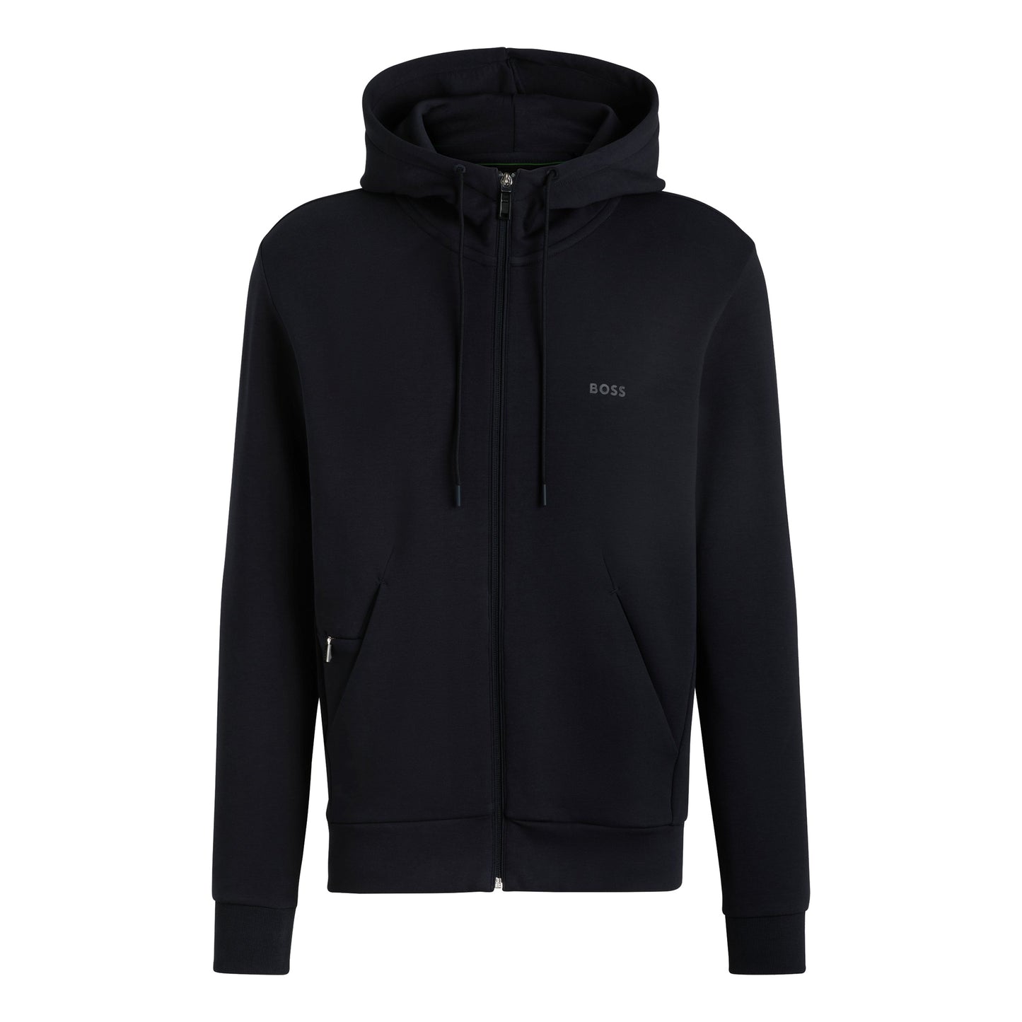 BOSS Shaggy Gilet En Coton Hommes-Bleu Foncé