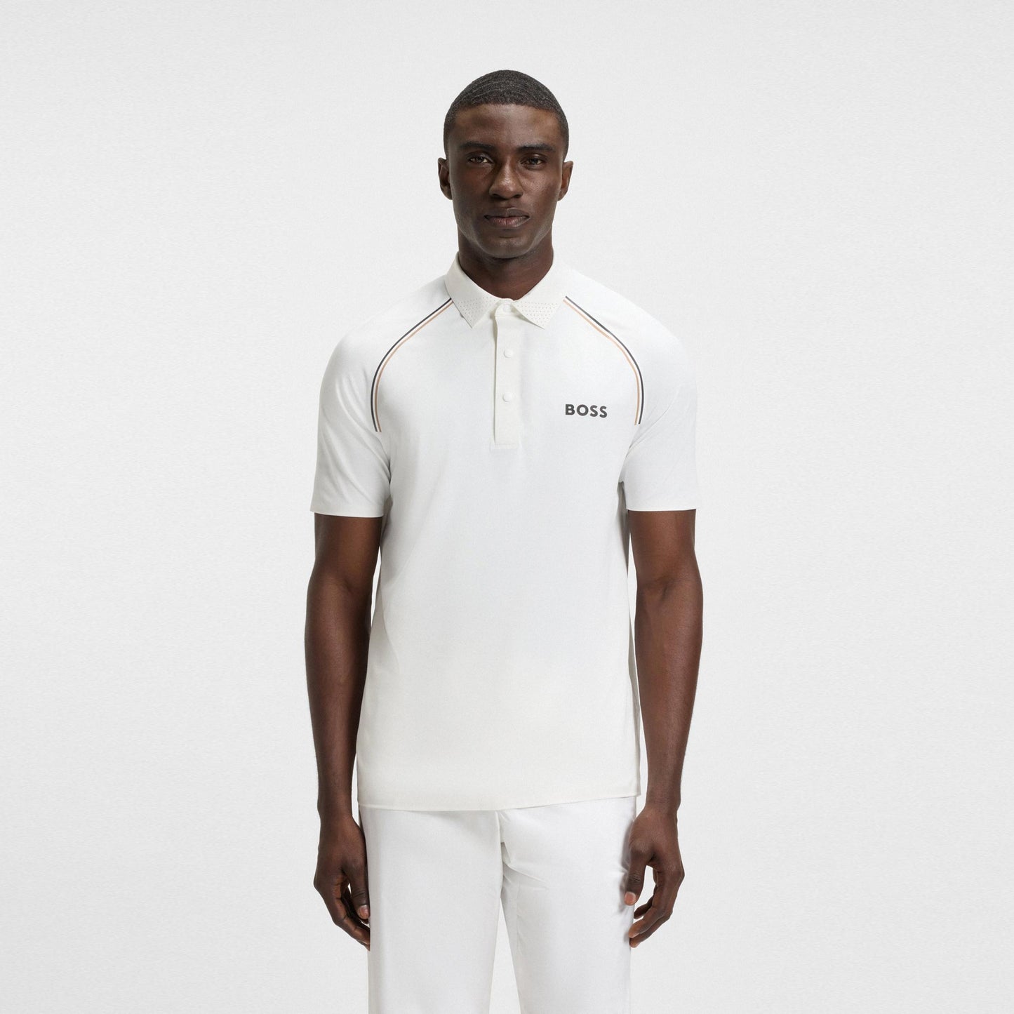 BOSS Patteo TOC Polo Hommes-Blanc