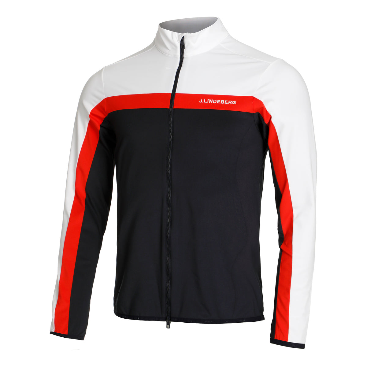 JLindeberg Jarvis Mid Layer Haut manches longues Hommes - bleu, blanc