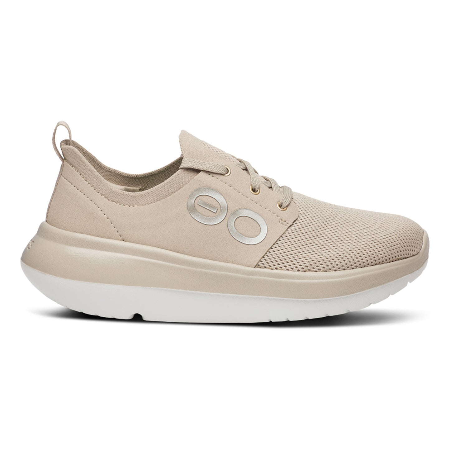 OOFOS OOmy Stride Chaussure de récupération Femmes - blanc, marron