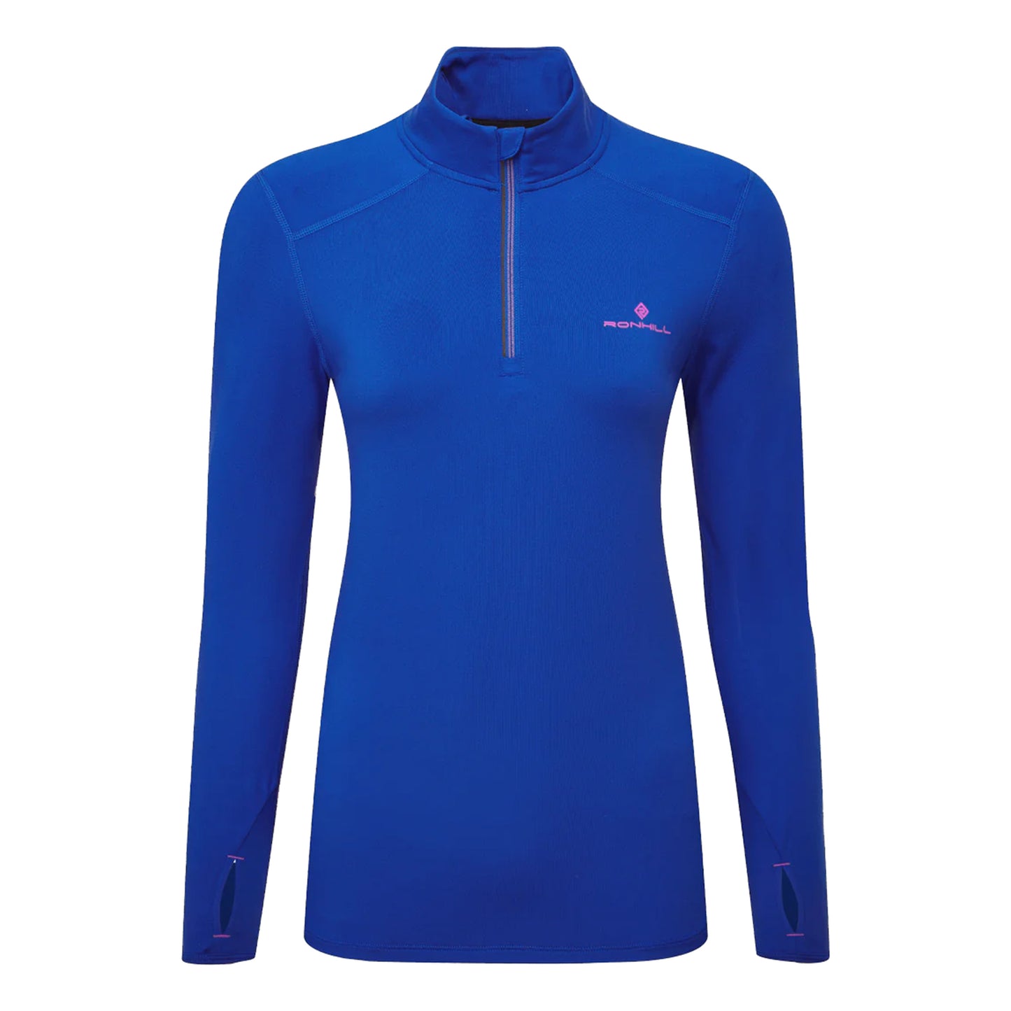 Ronhill Core Thermal 1/2 Zip Maillot De Course Femmes-Bleu