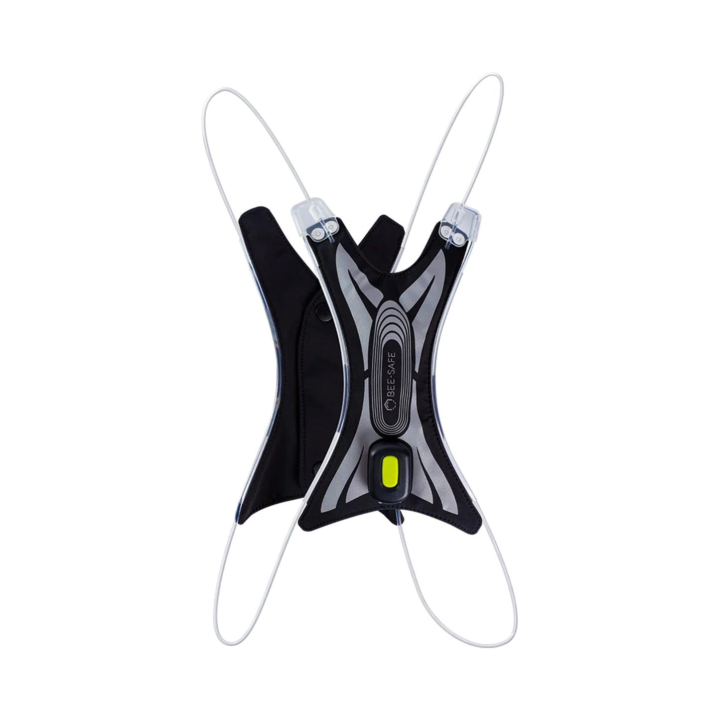 Bee-Safe Led Vest Spider USB Système D'éclairage-Vert