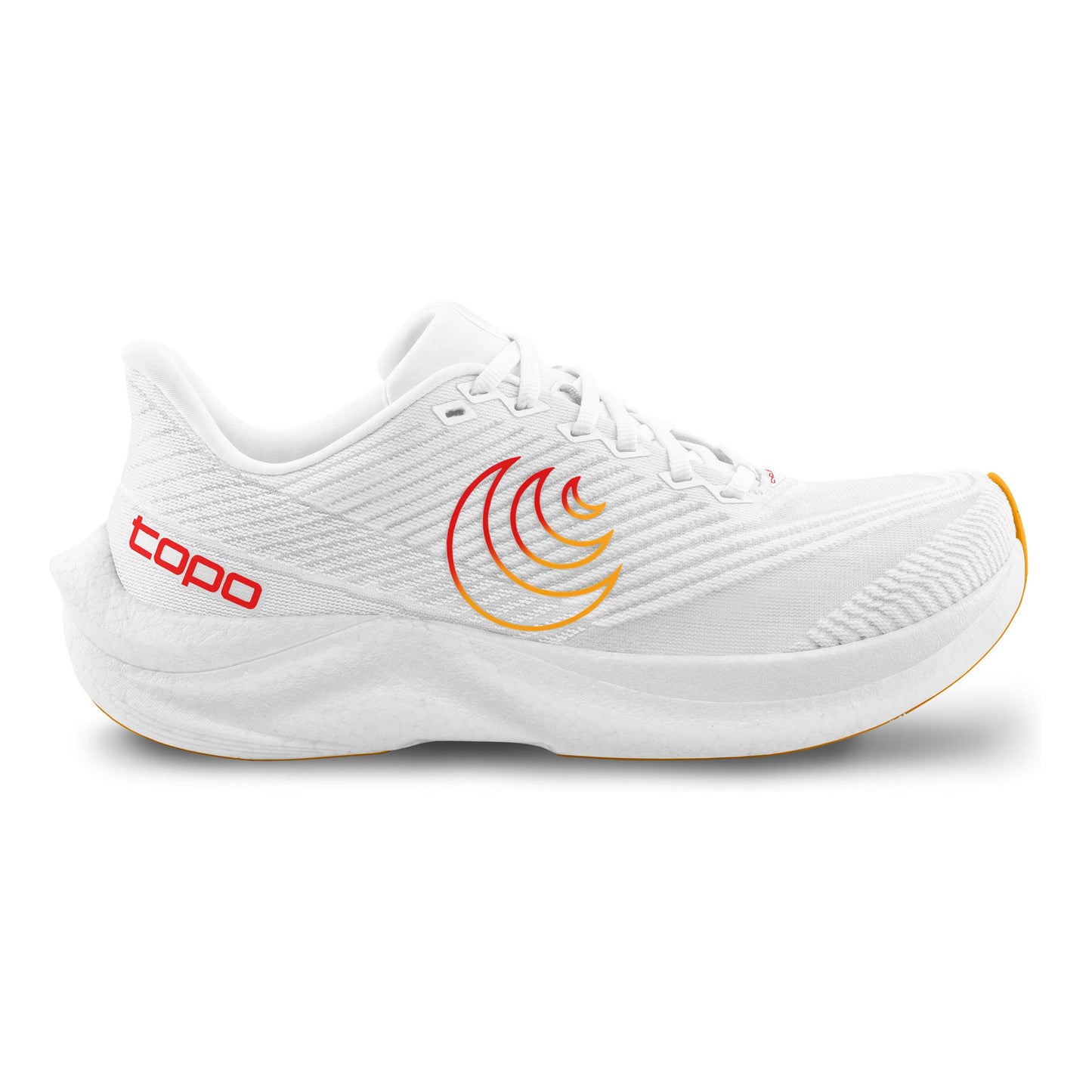 TOPO ATHLETIC Cyclone 3 Chaussure De Compétition Hommes-Blanc,Rouge