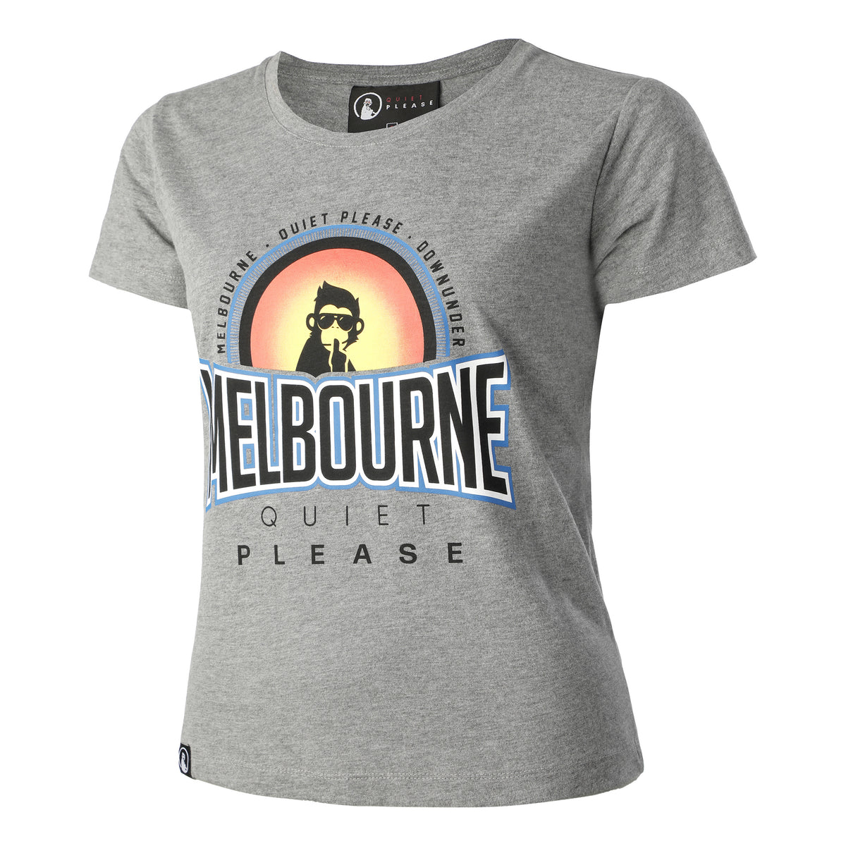 Quiet Please Melbourne Sunrise T-shirt Femmes - gris, multicouleur